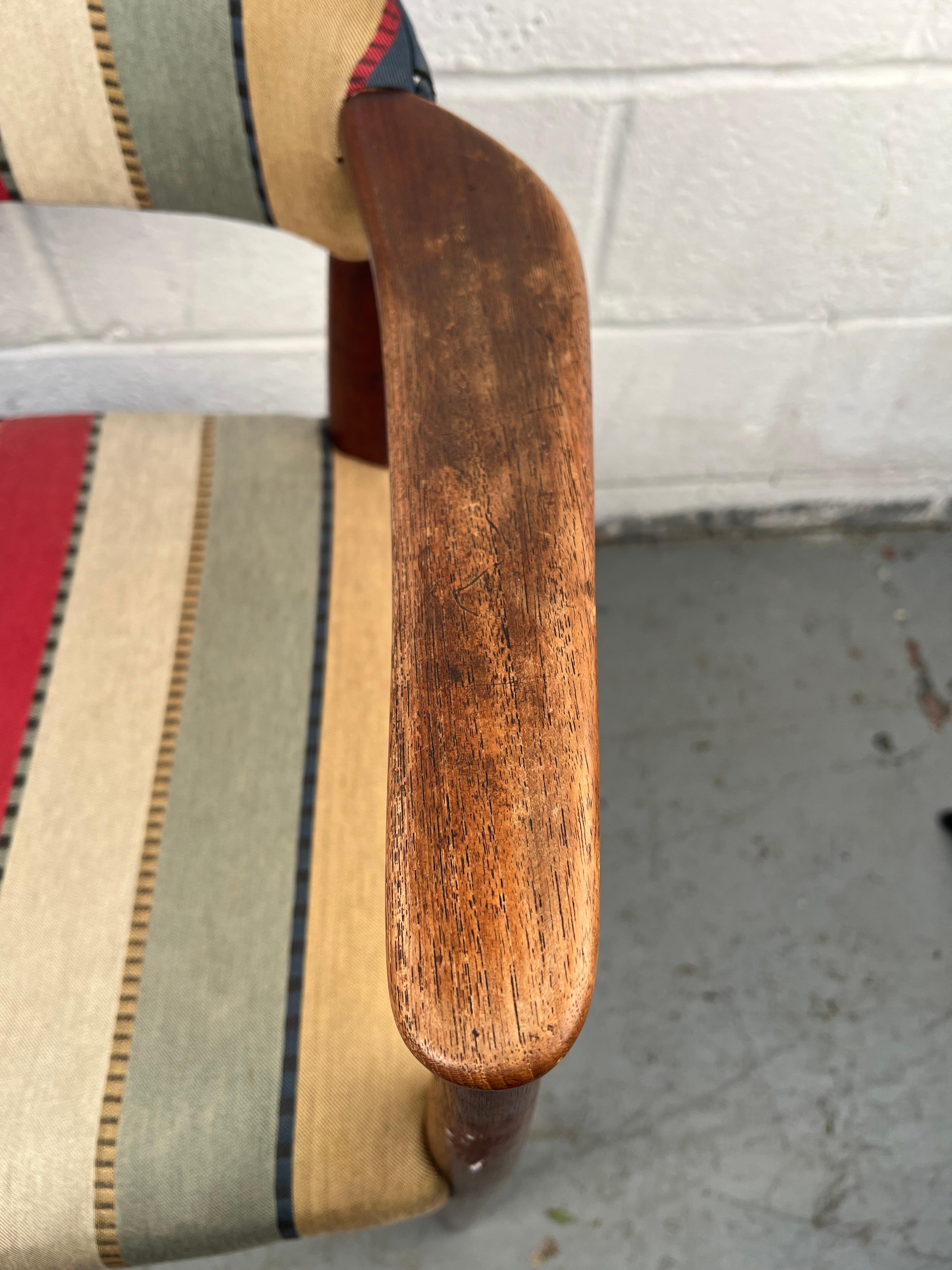 Sedia danese in legno di noce di Kurt Olsen, stile metà secolo moderno in vendita 5