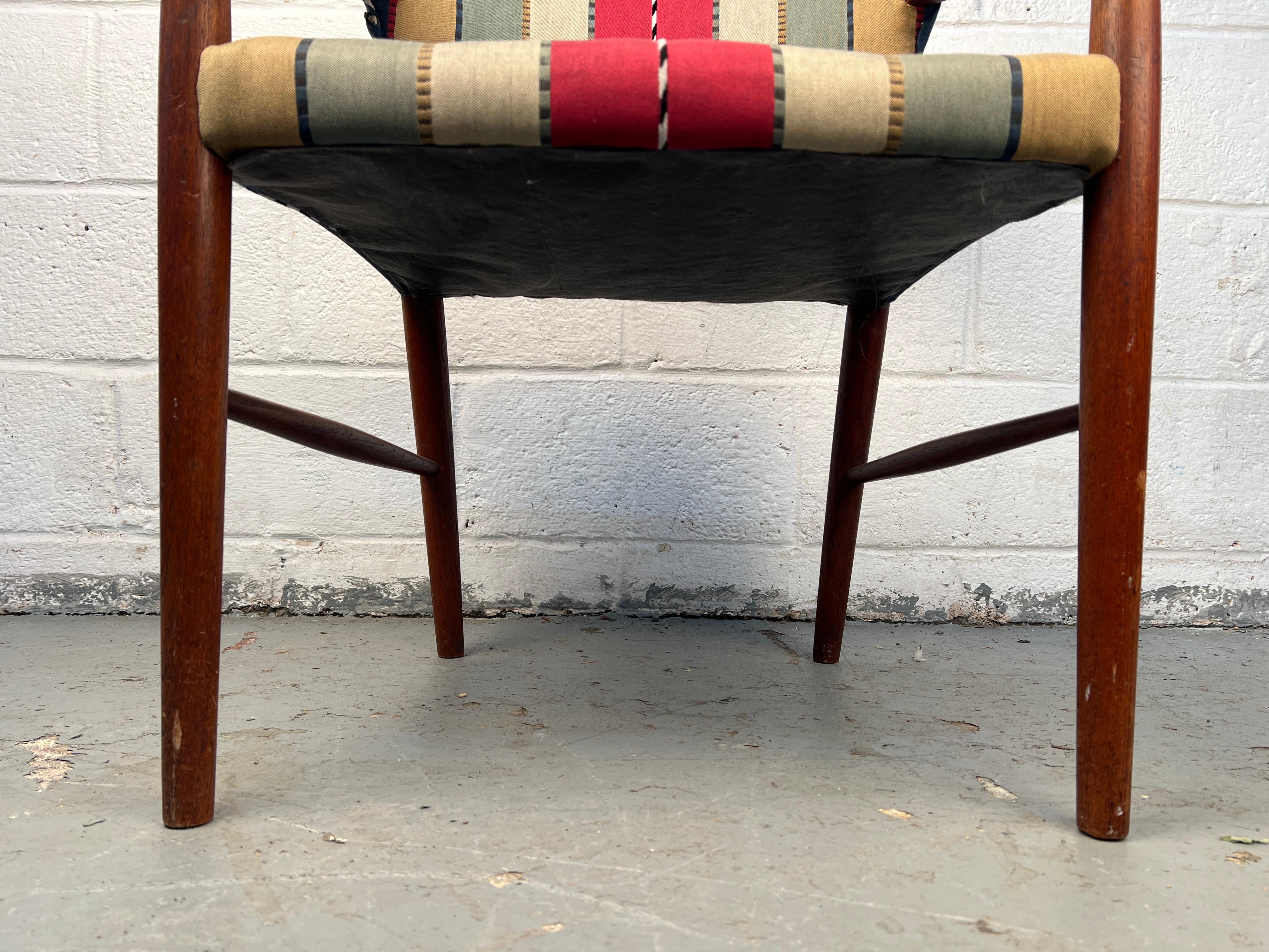 Sedia danese in legno di noce di Kurt Olsen, stile metà secolo moderno in vendita 2