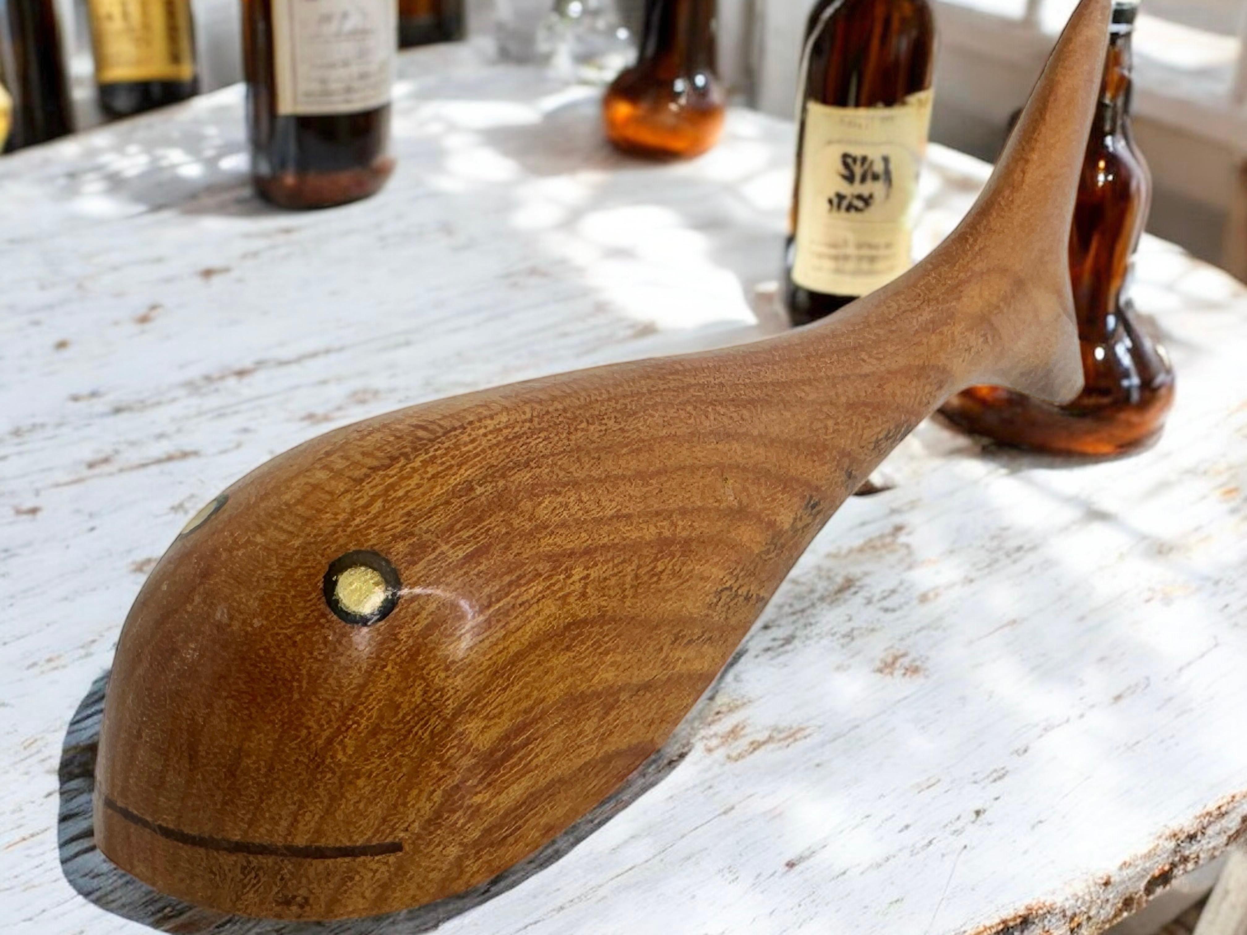 Dänischer Holzflaschenöffner in Form eines Wales, Mid-Century Modern, Dänemark 1960er Jahre im Angebot 4
