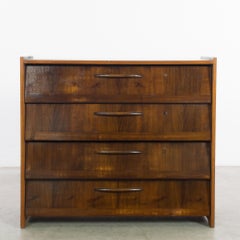 Mid-Century Modern Danish Wooden Shoe Cabinet