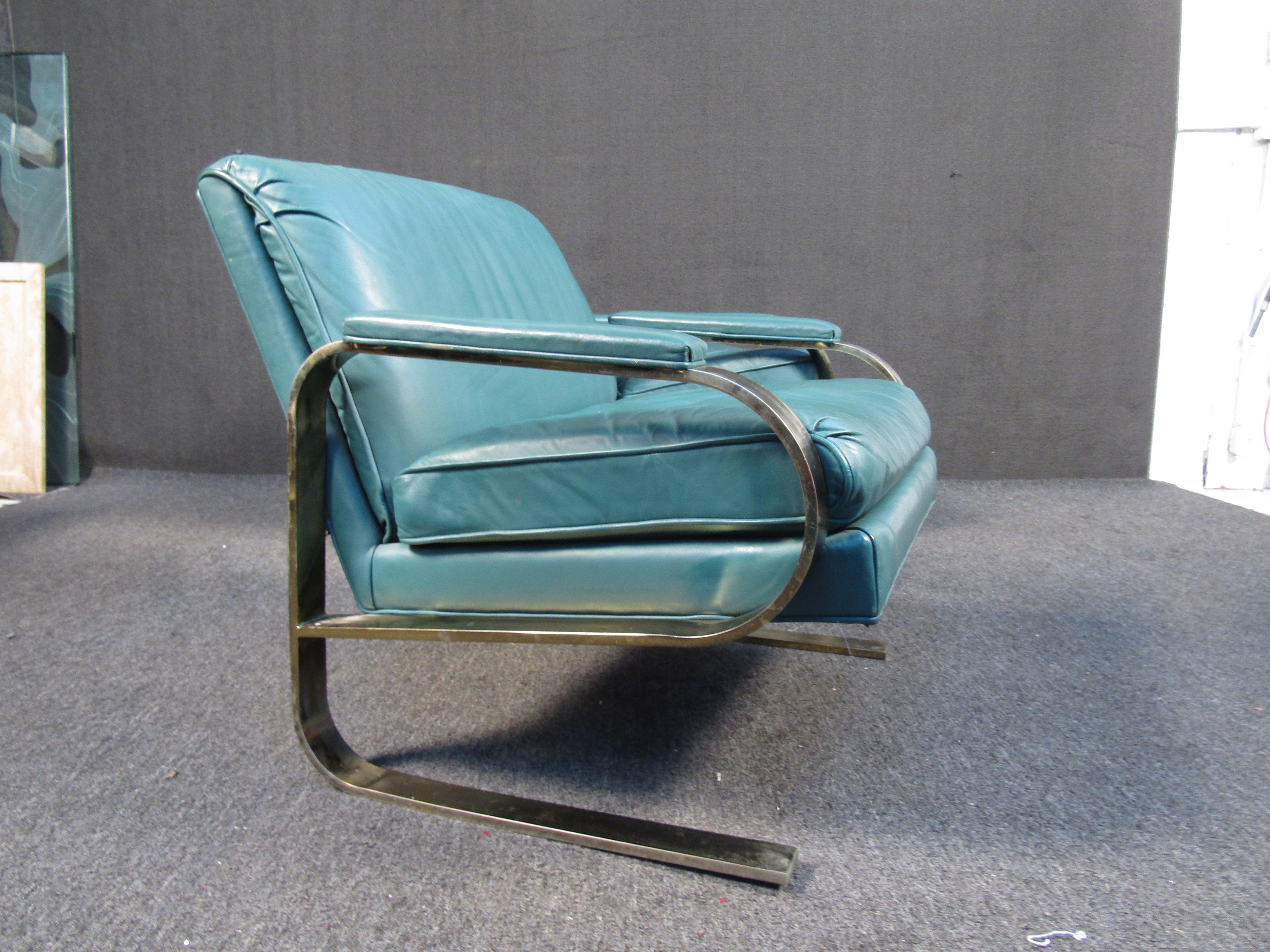 Mid-Century Modern Mid Century Modern Dansen Cantilever Lounge Chairs