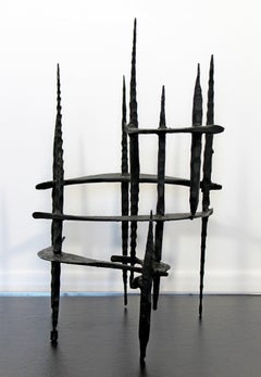 Mid-Century Modern Dansk Danish Brutalist Candelabra Candleholder, 1960s