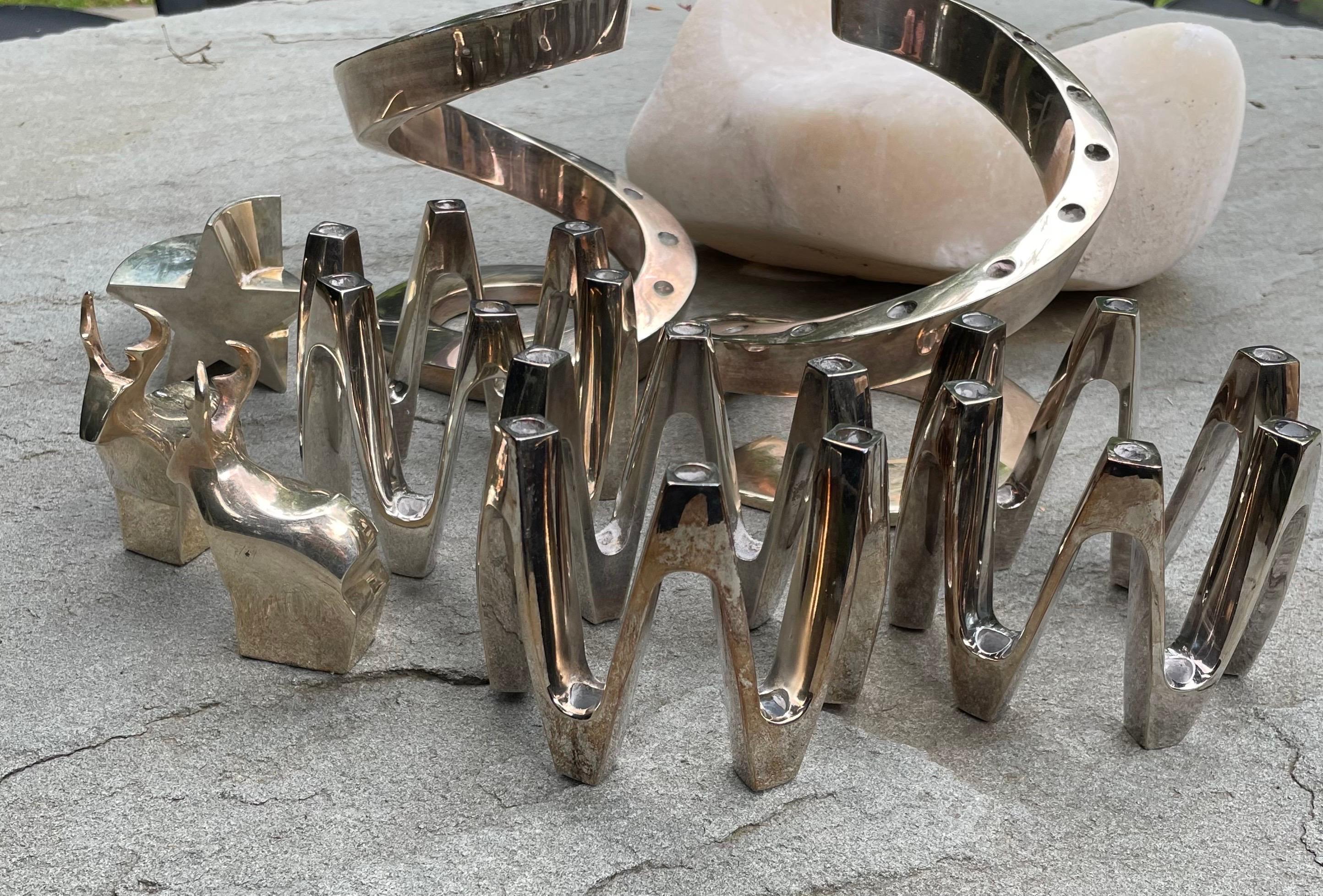 Candelabros y miniesculturas Dansk de mediados del siglo XX Francés en venta