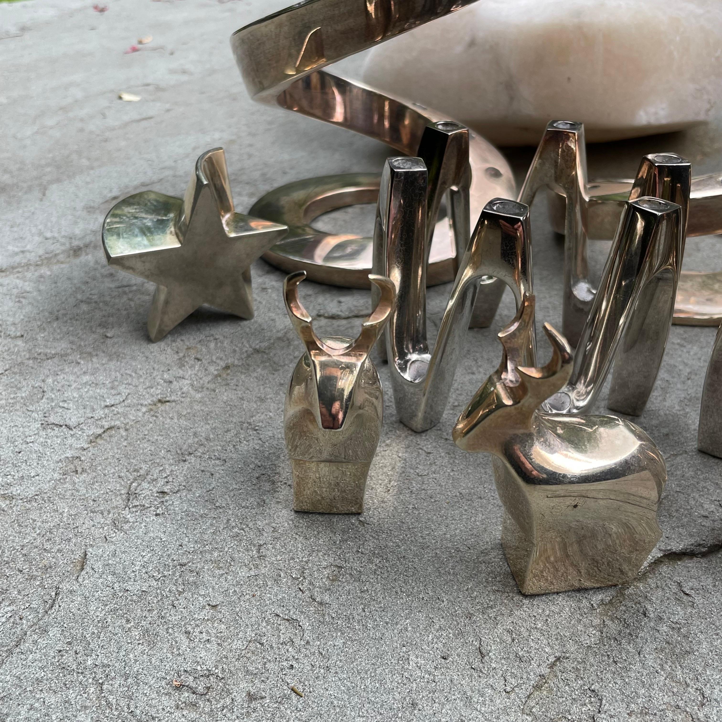 Candelabros y miniesculturas Dansk de mediados del siglo XX Metal en venta