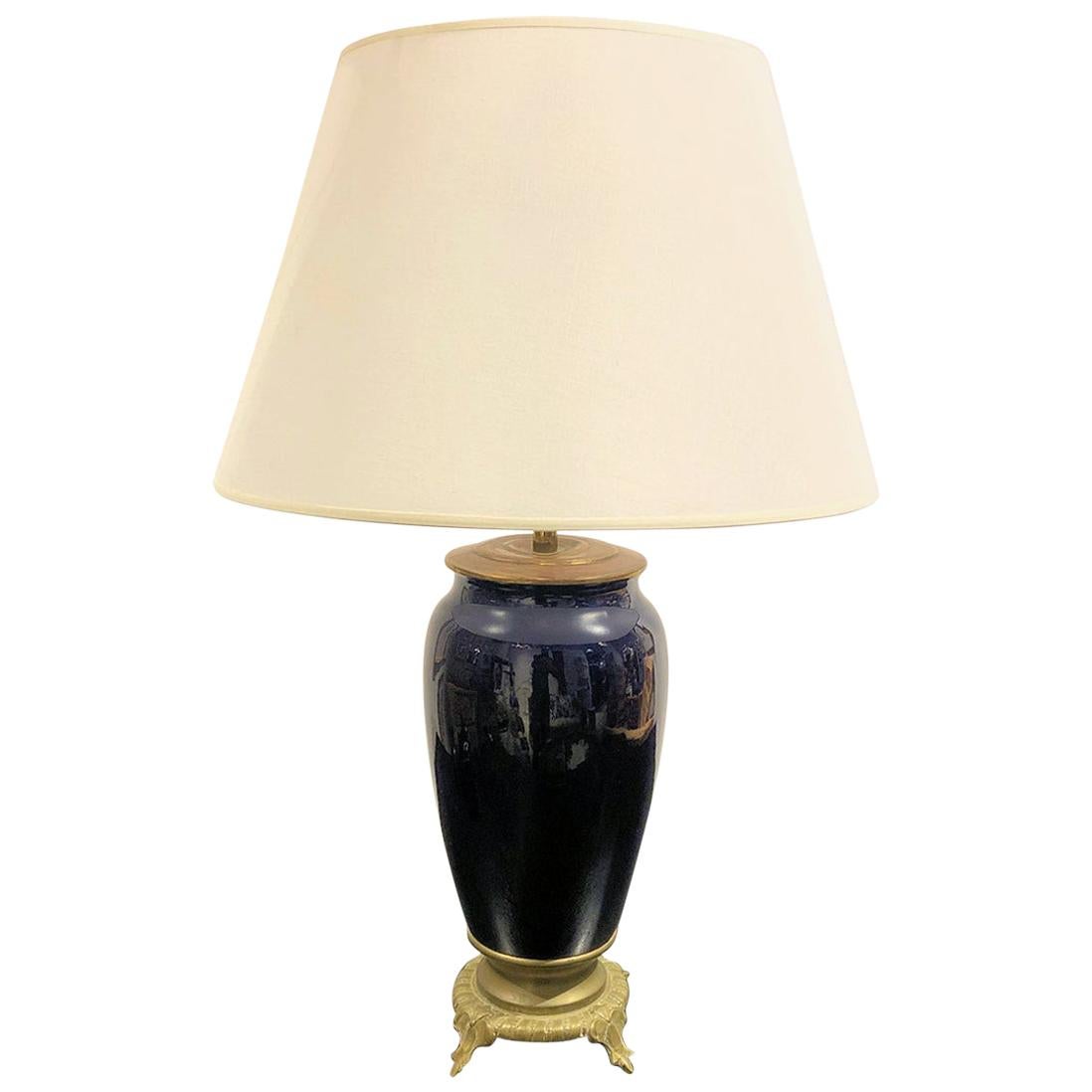 Bronze Table Lamp France 1950, Modern Bronze Table Lamps