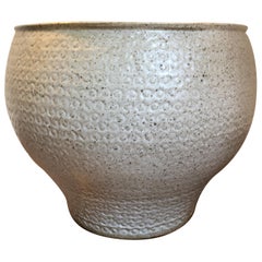 Mid-Century Modern David Cressey “Cheerio Vessel” Ceramic Planter, Glazed