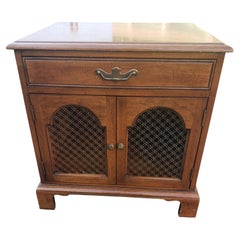 Used Mid-Century Modern Davis Cabinet Co. Walnut Side Table