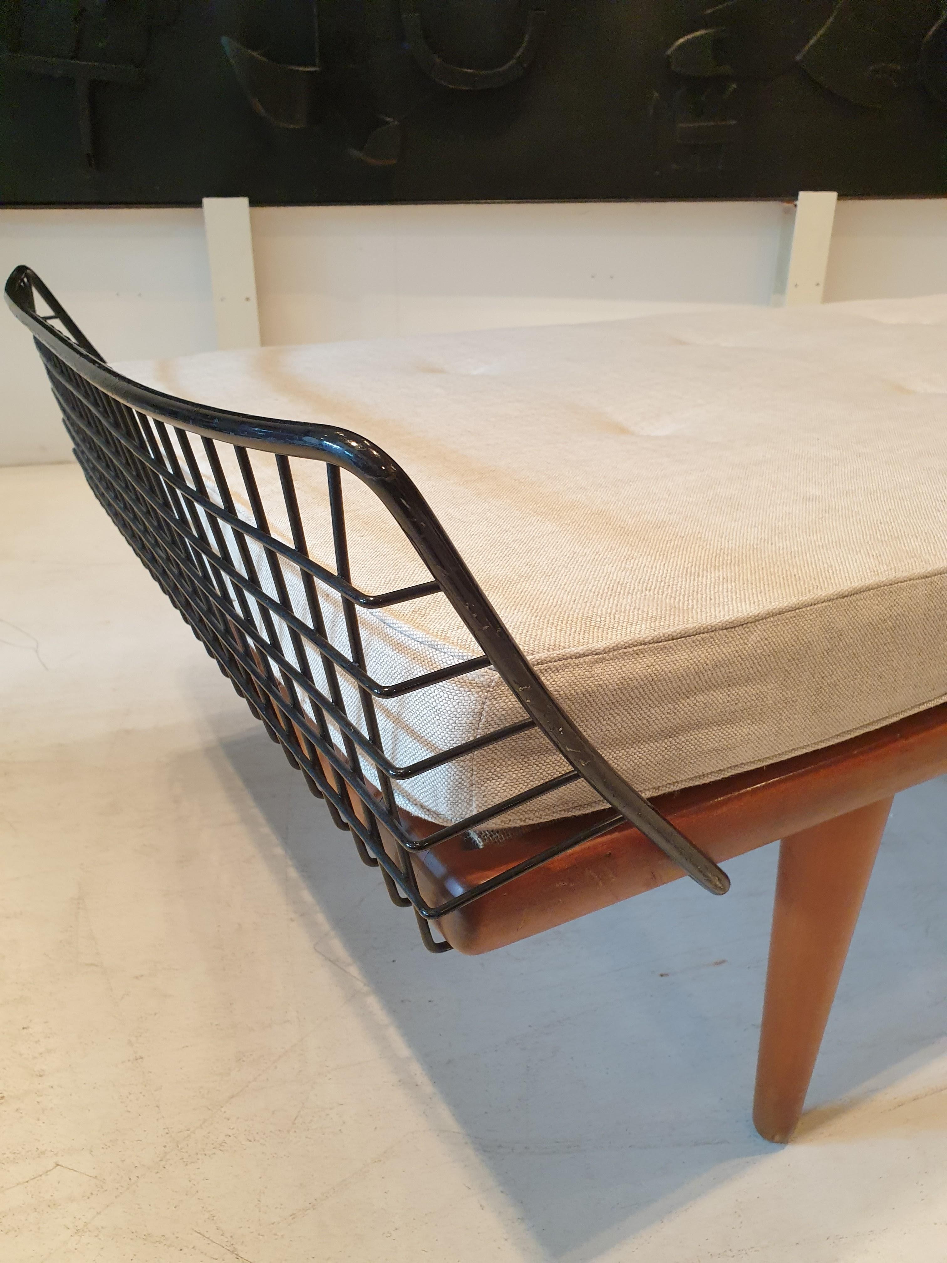 Swedish Mid Century Modern daybed by NK Verkstader Nykoping, Sweden For Sale