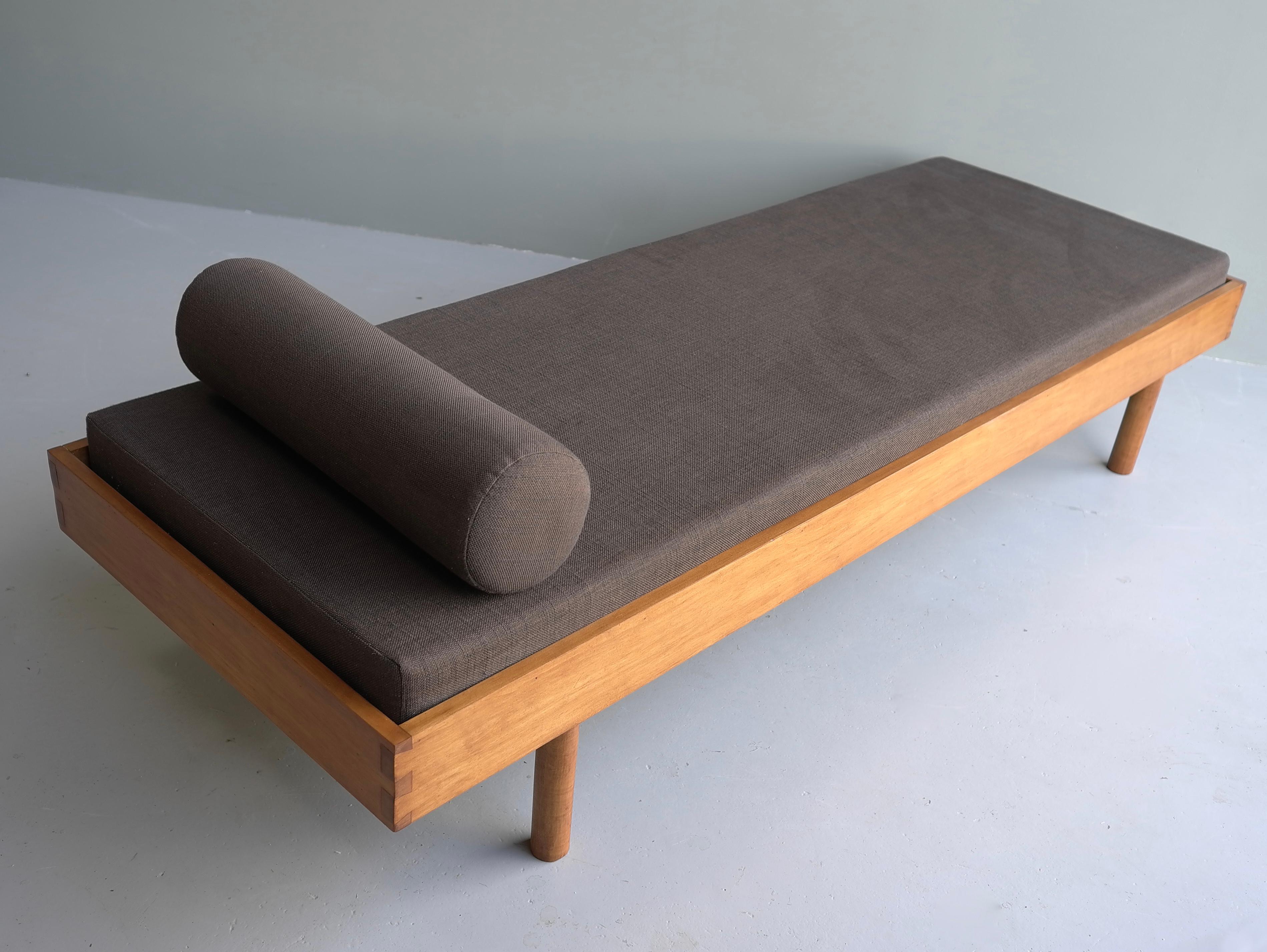 Mid-Century Modern Daybed in Style of Pierre Chapo, France 1960's 1
