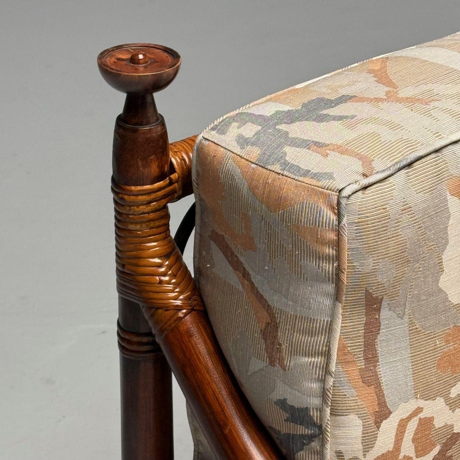 Moderno de mediados de siglo, Cama de día o sofá, Bambú, Caña, Madera, S. XX en venta 4
