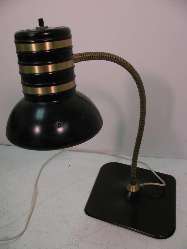 Brass Mid Century Modern Dazor Desk Lamp C1960