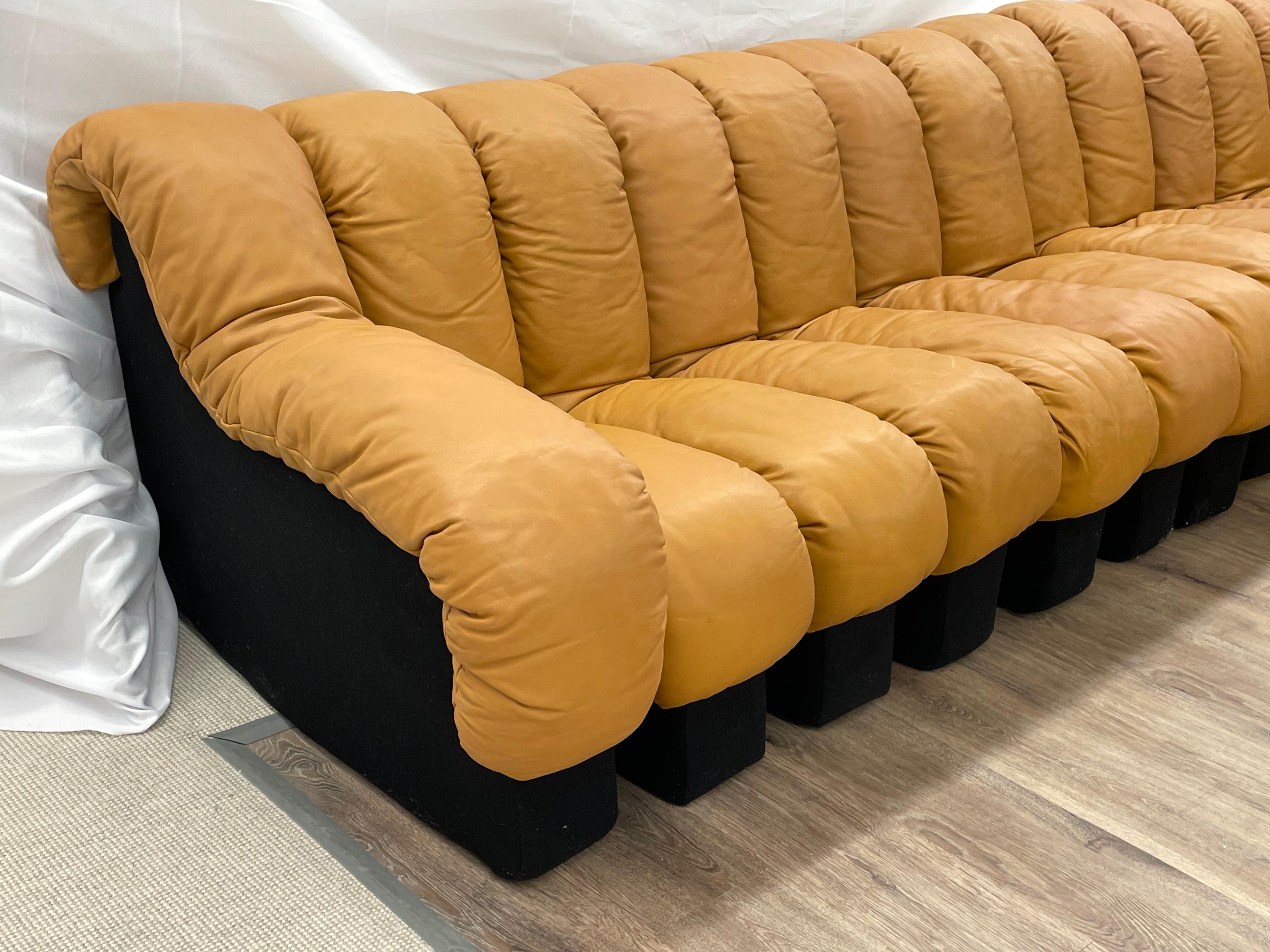 Steel Mid-Century Modern de Sede DS-600 'Non Stop' Sectional Sofa