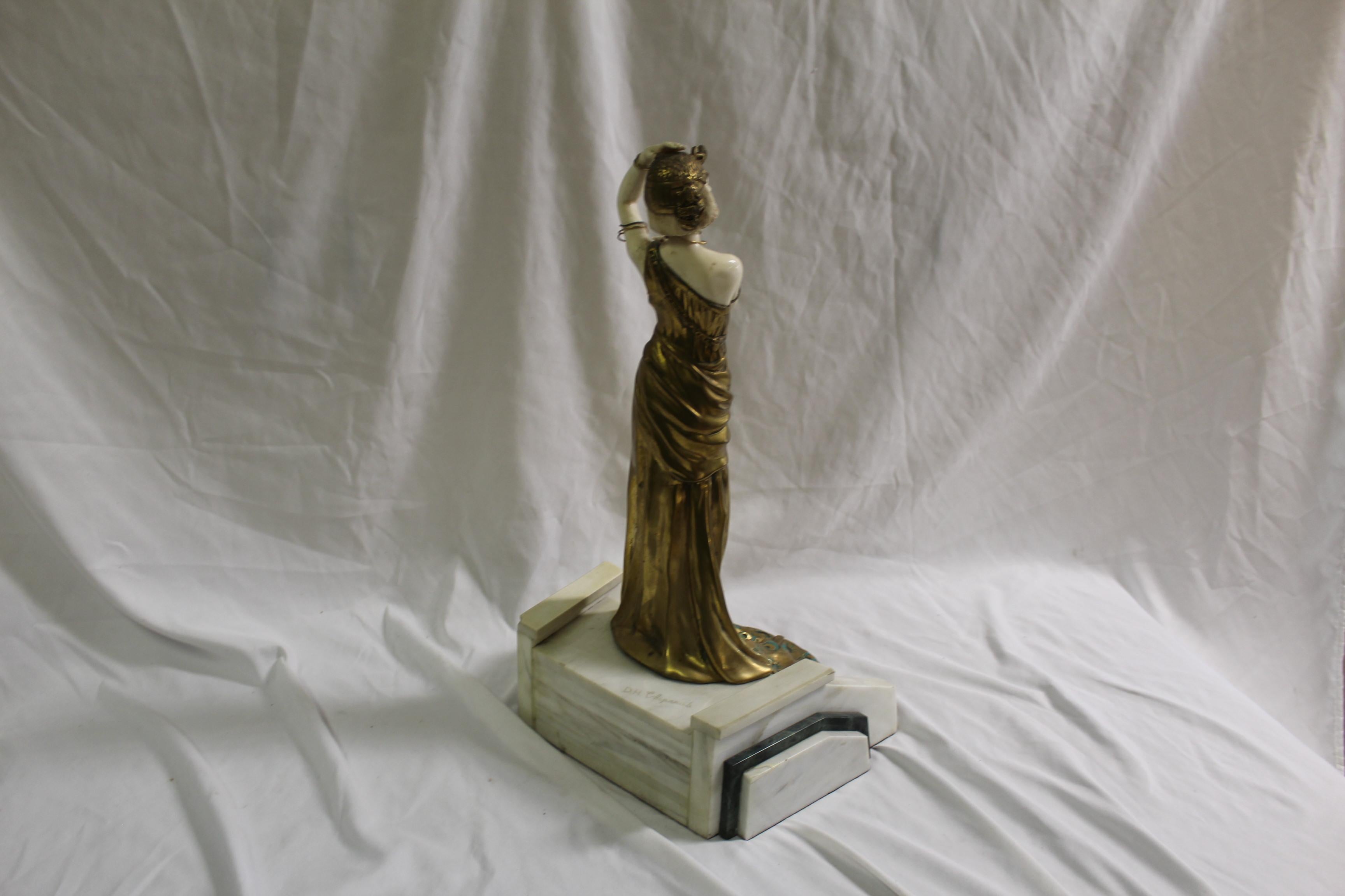 Cast Mid Century/Modern Deco, Bronze For Sale