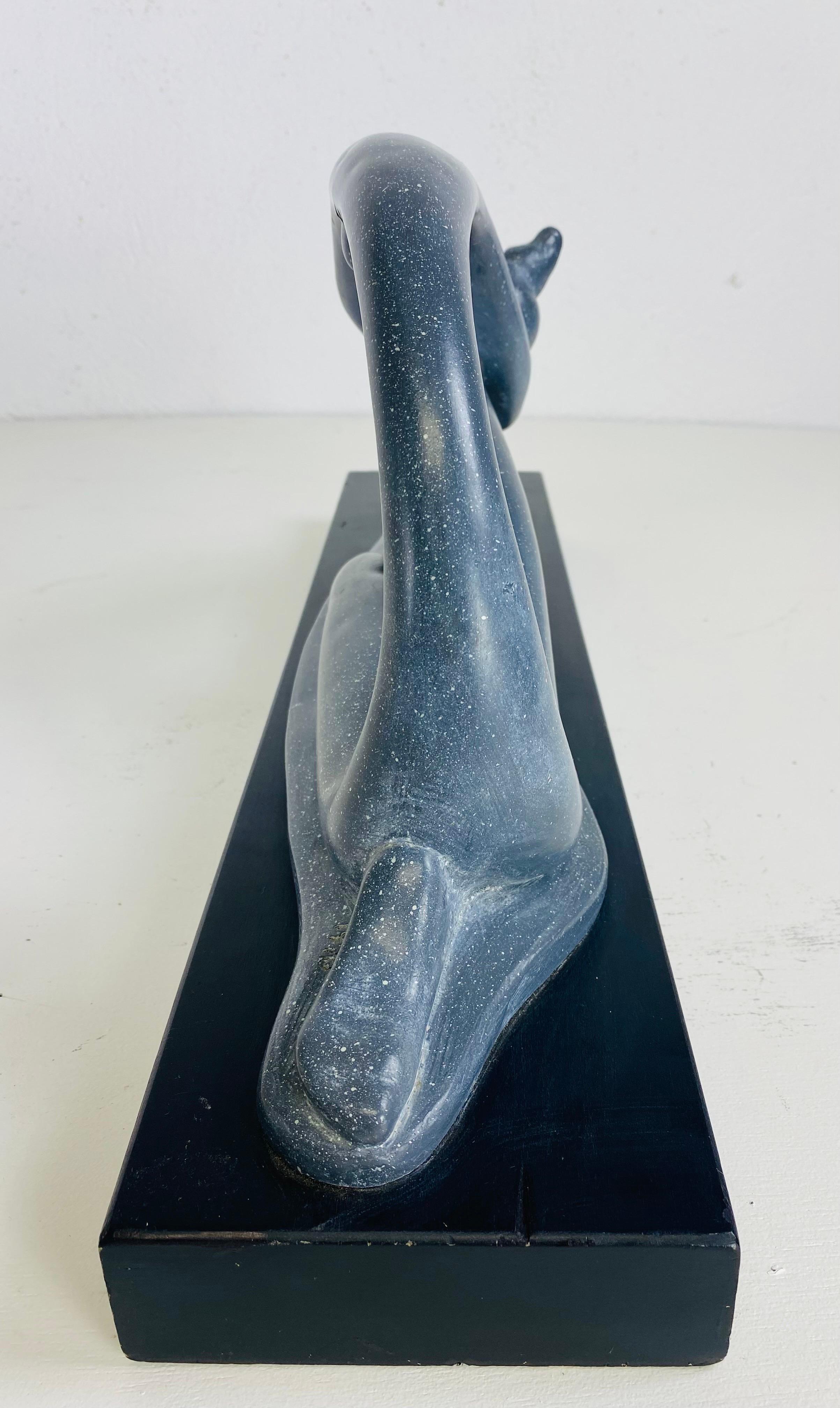 American Mid century modern deco  inspired abstract, female sculpture For Sale