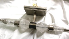 Mid-Century Modern /Deco Rock Crystal Sconces