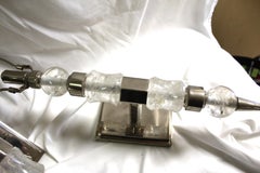 Mid-Century Modern/Deco Rock Crystal Sconces