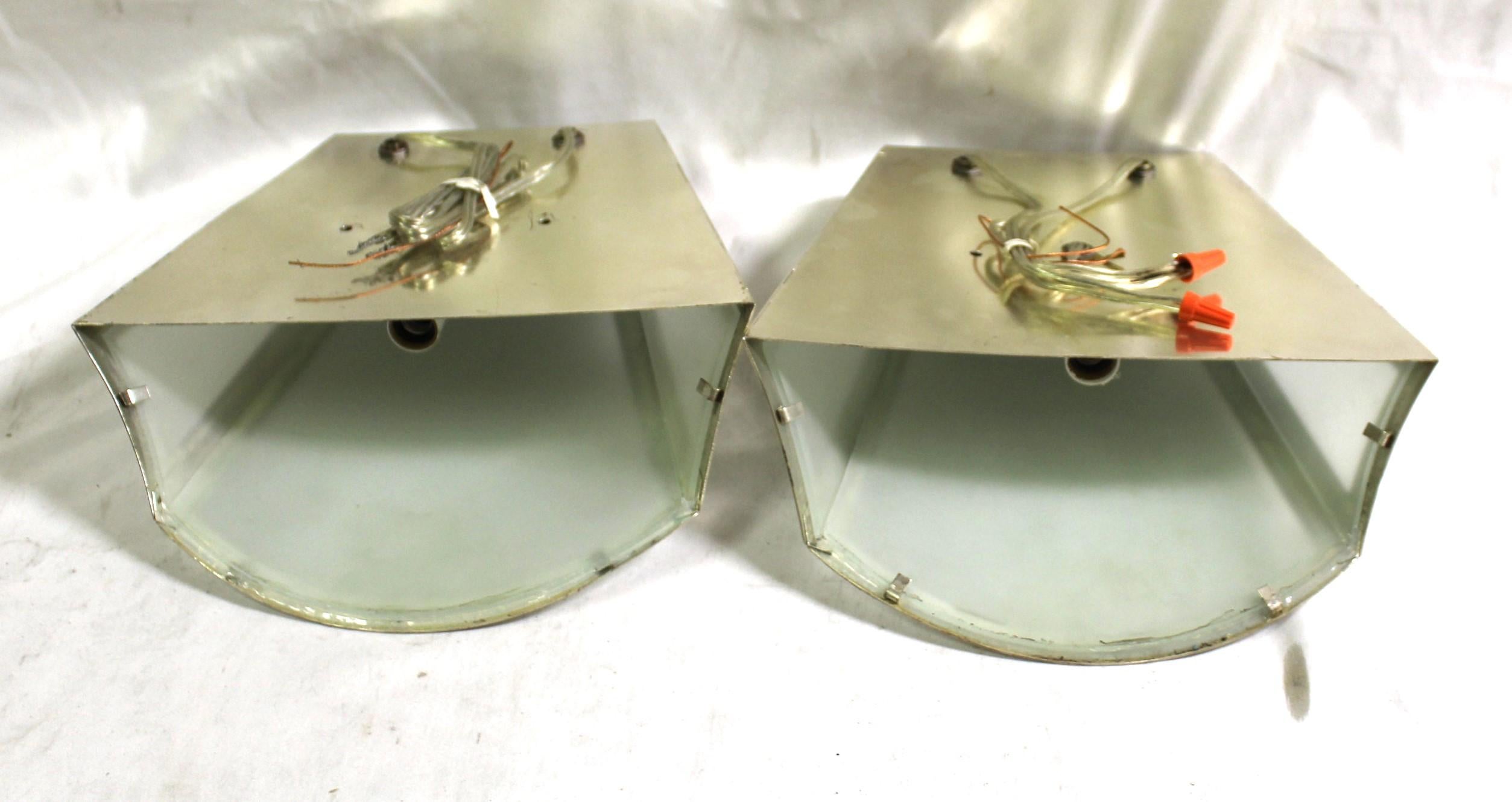 Late 20th Century Midcentury /Modern Deco Sconces For Sale