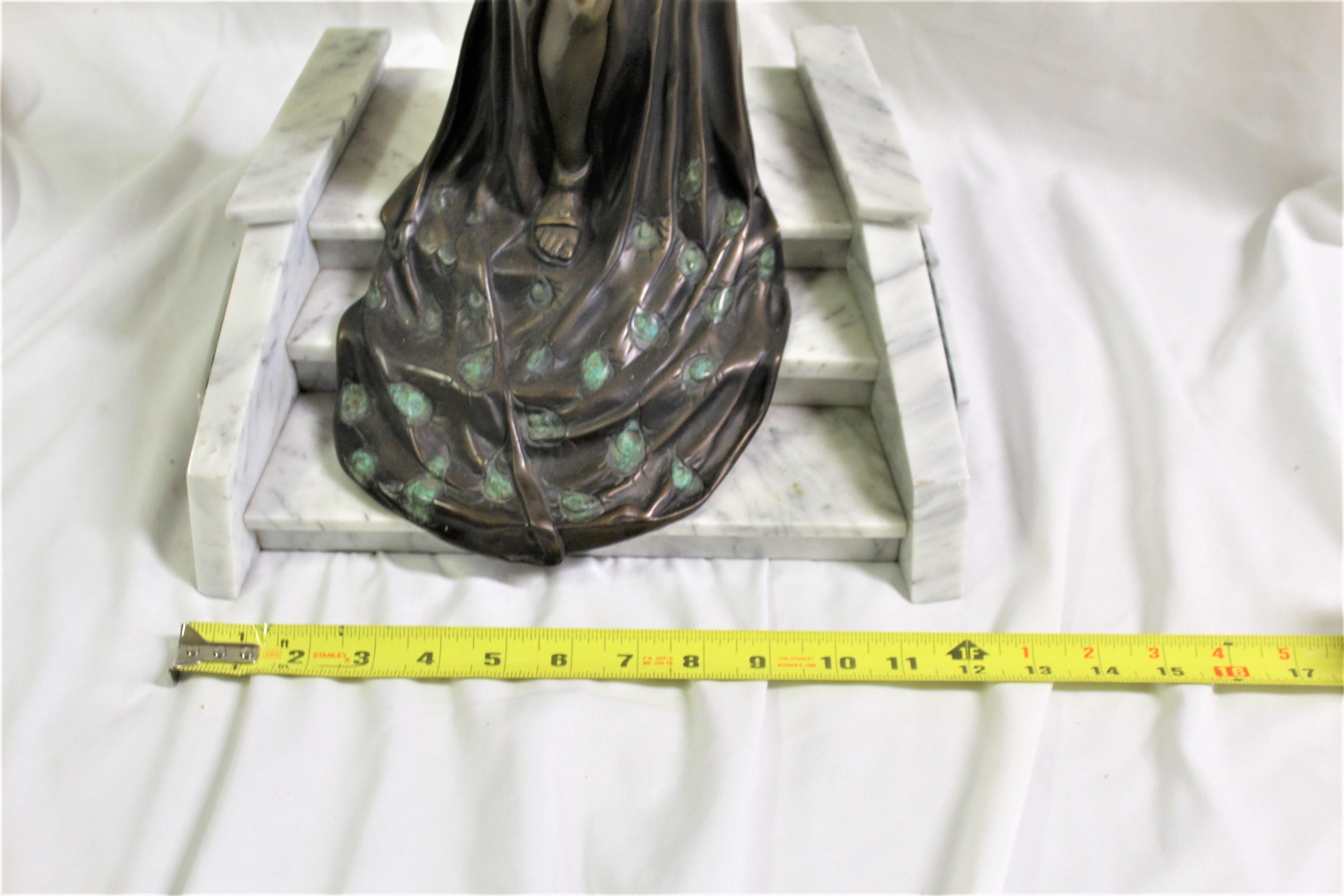 Scultura in bronzo, metà secolo/moderno déco in vendita 2