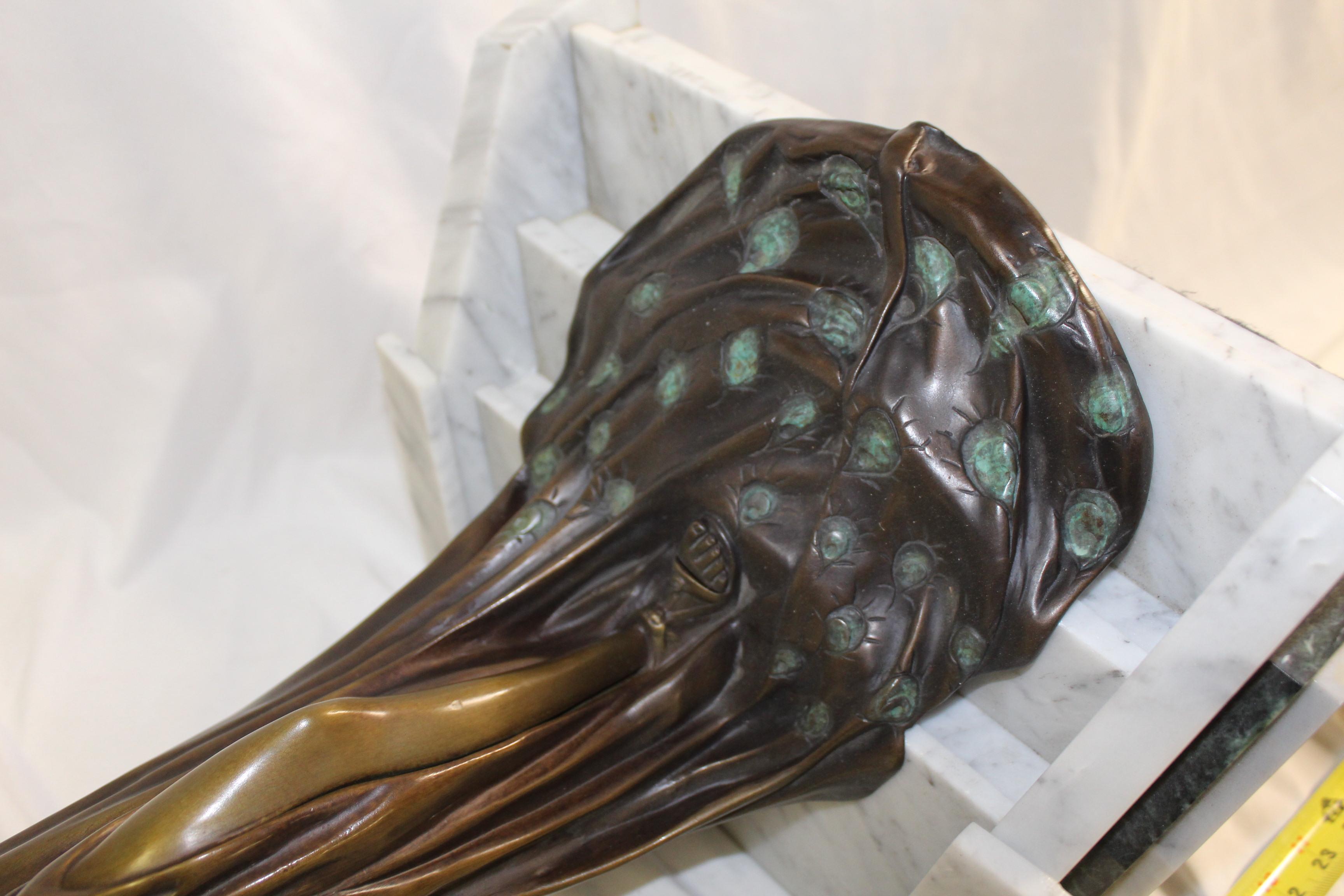 Scultura in bronzo, metà secolo/moderno déco in vendita 4