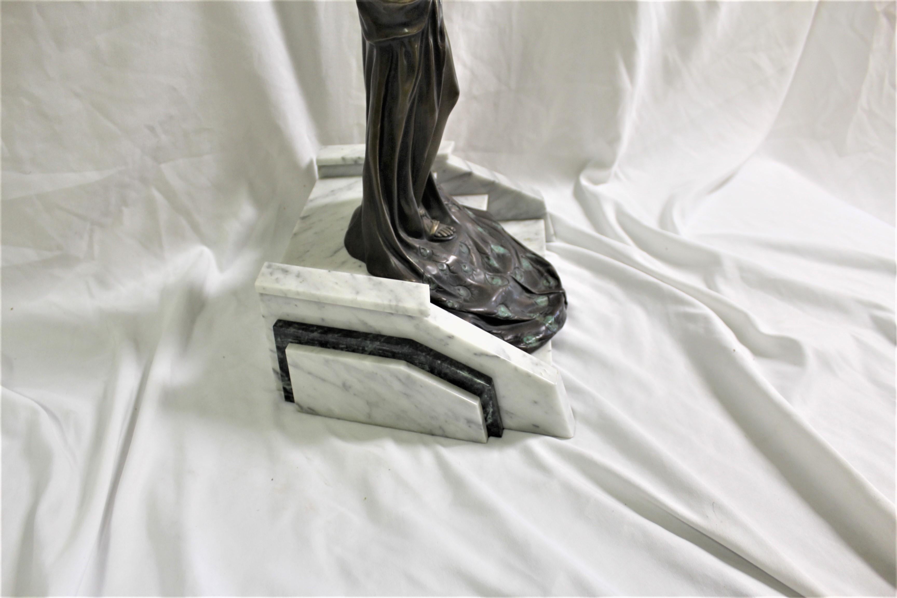 Mid-Century moderno Scultura in bronzo, metà secolo/moderno déco in vendita