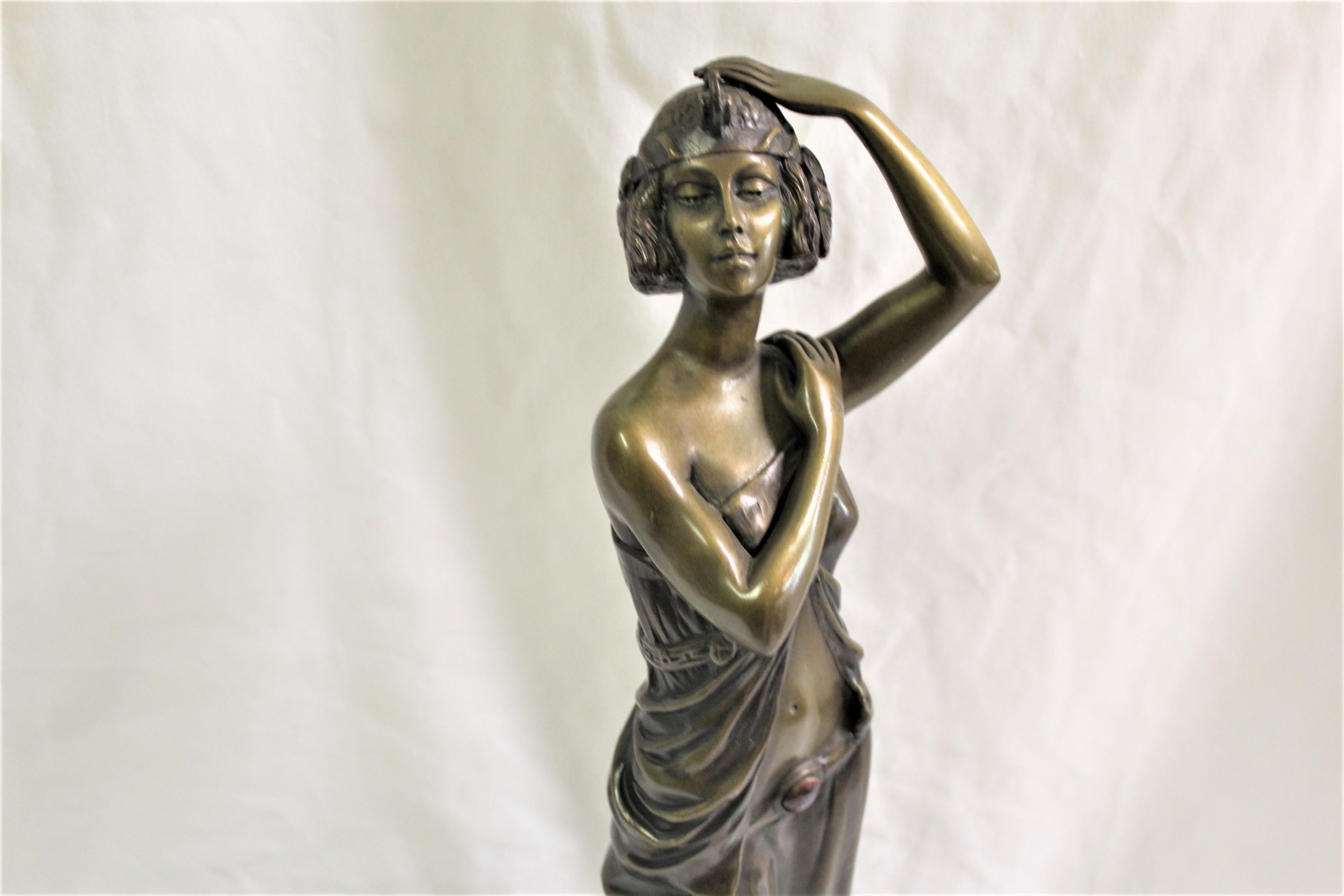 Nord-américain Sculpture Art déco mi-siècle/moderne, bronze  en vente