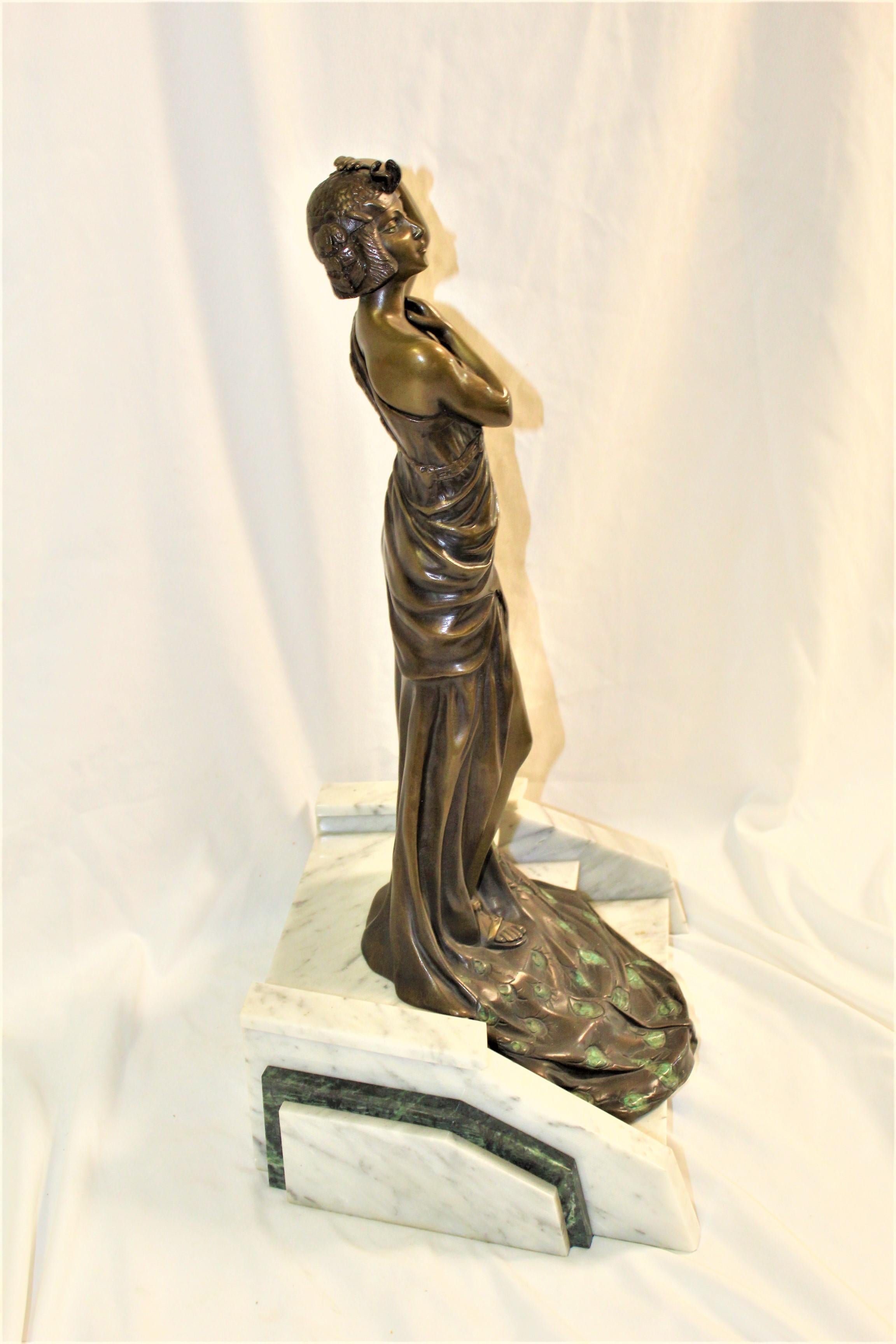 Moderne Deko-Skulptur aus der Mitte des Jahrhunderts, Bronze  im Zustand „Gut“ im Angebot in Los Angeles, CA