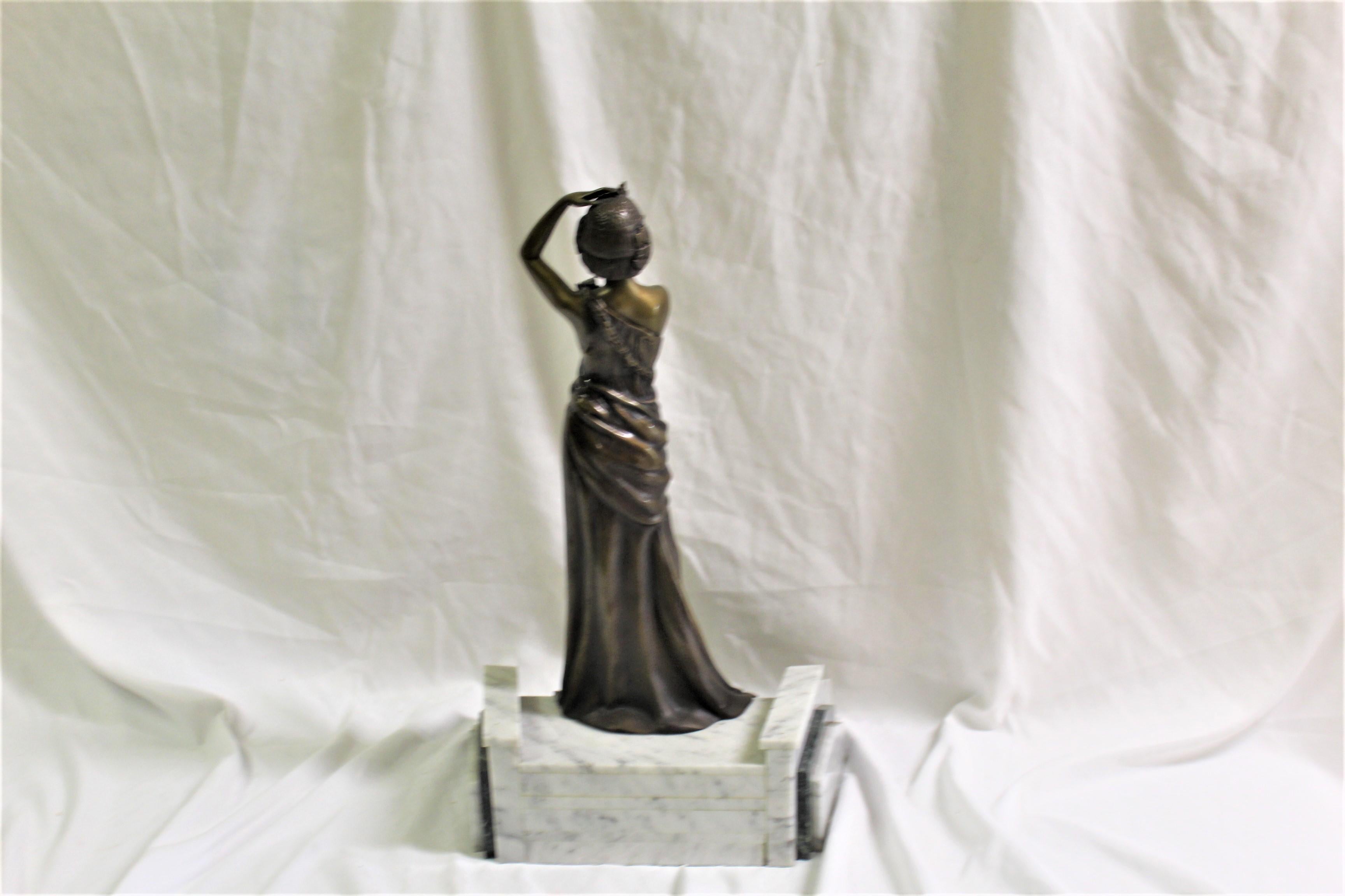 Moderne Deko-Skulptur aus der Mitte des Jahrhunderts, Bronze  im Angebot 2