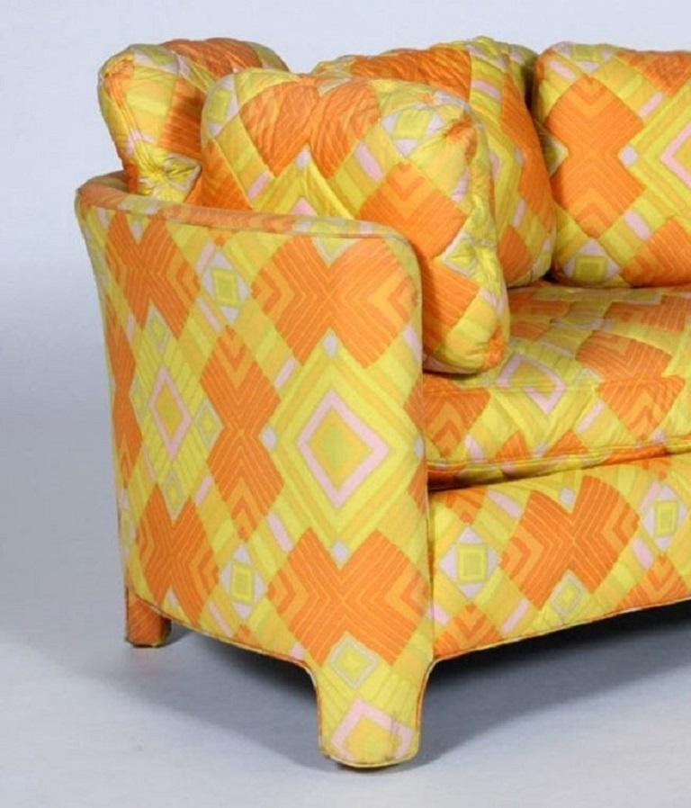 MidCentury Modern Decorative Loveseat For Sale at 1stDibs