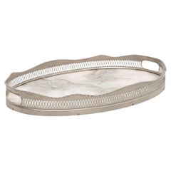 Mid-Century Modern Decorative Metal Tray, circa 1950