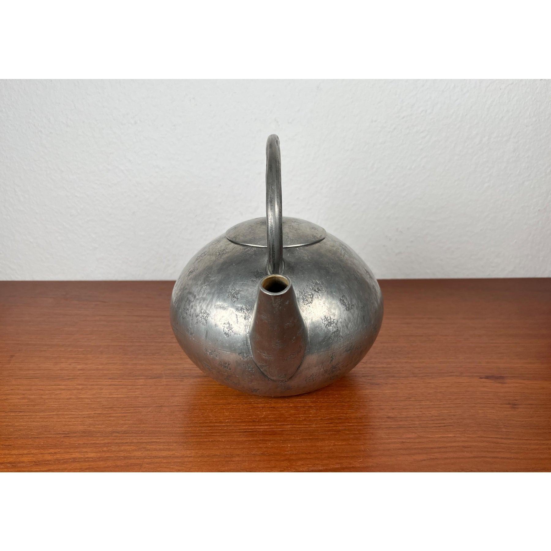 Teiera decorativa in peltro di Skurdal Pewter, anni '60, Modern-Decor, metà del secolo scorso in vendita 8