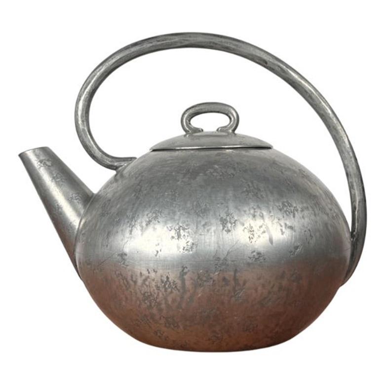 Teiera decorativa in peltro di Skurdal Pewter, anni '60, Modern-Decor, metà del secolo scorso