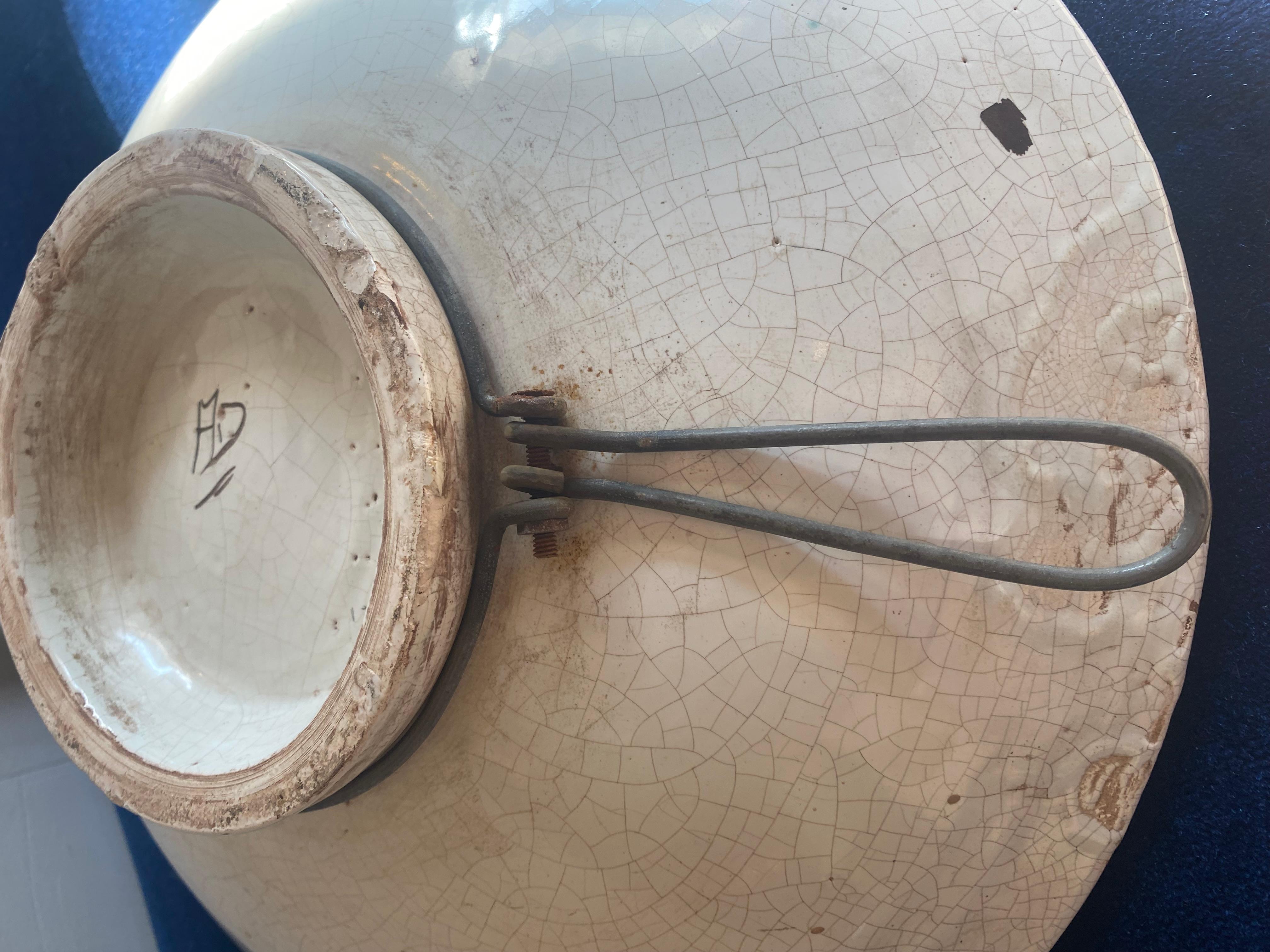 Late 20th Century Mid-century Modern Decorative Plate For Sale
