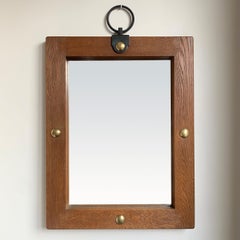 Mid-Century Modern Decorative Wall Mirror, circa 1960, France.