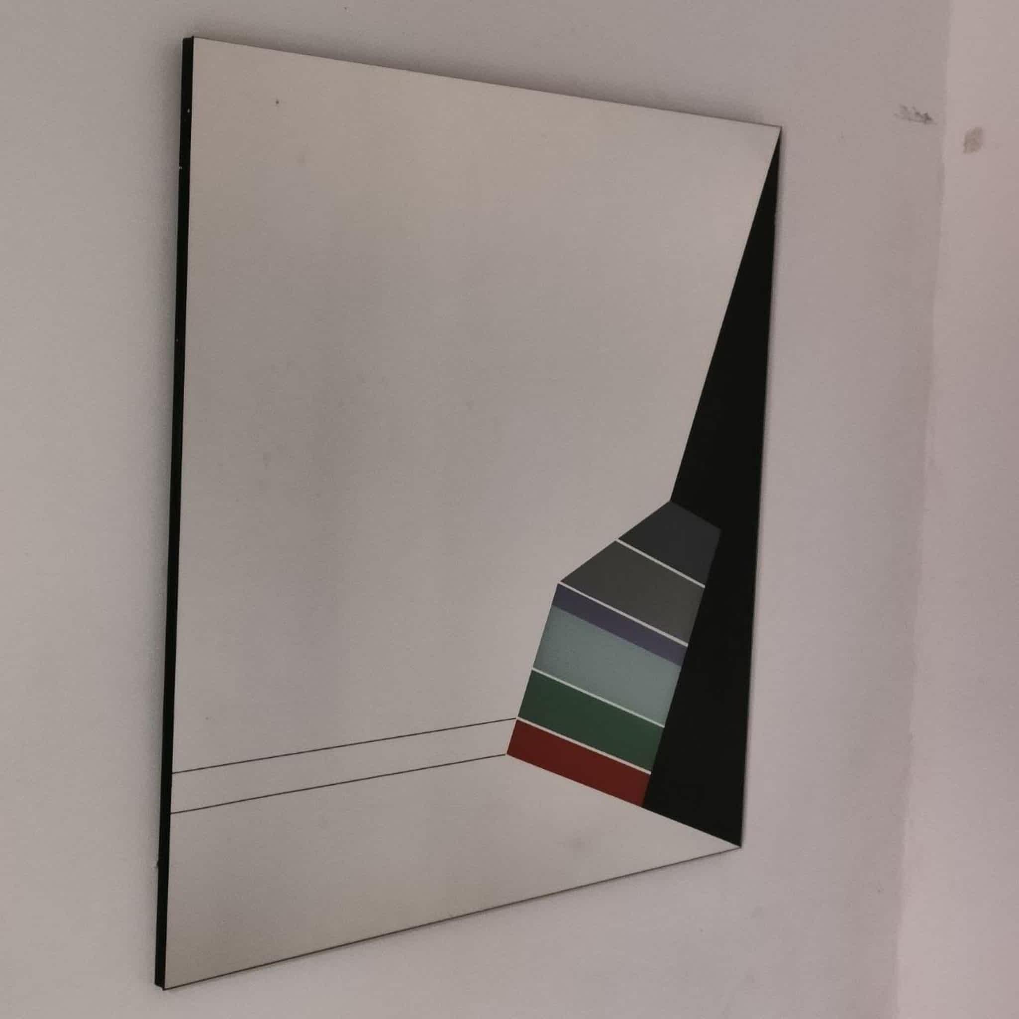 Miroir Modern-Decor Decorative Wall Mirror in the Style of Acerbis, Mid-century modern, 1970 en vente