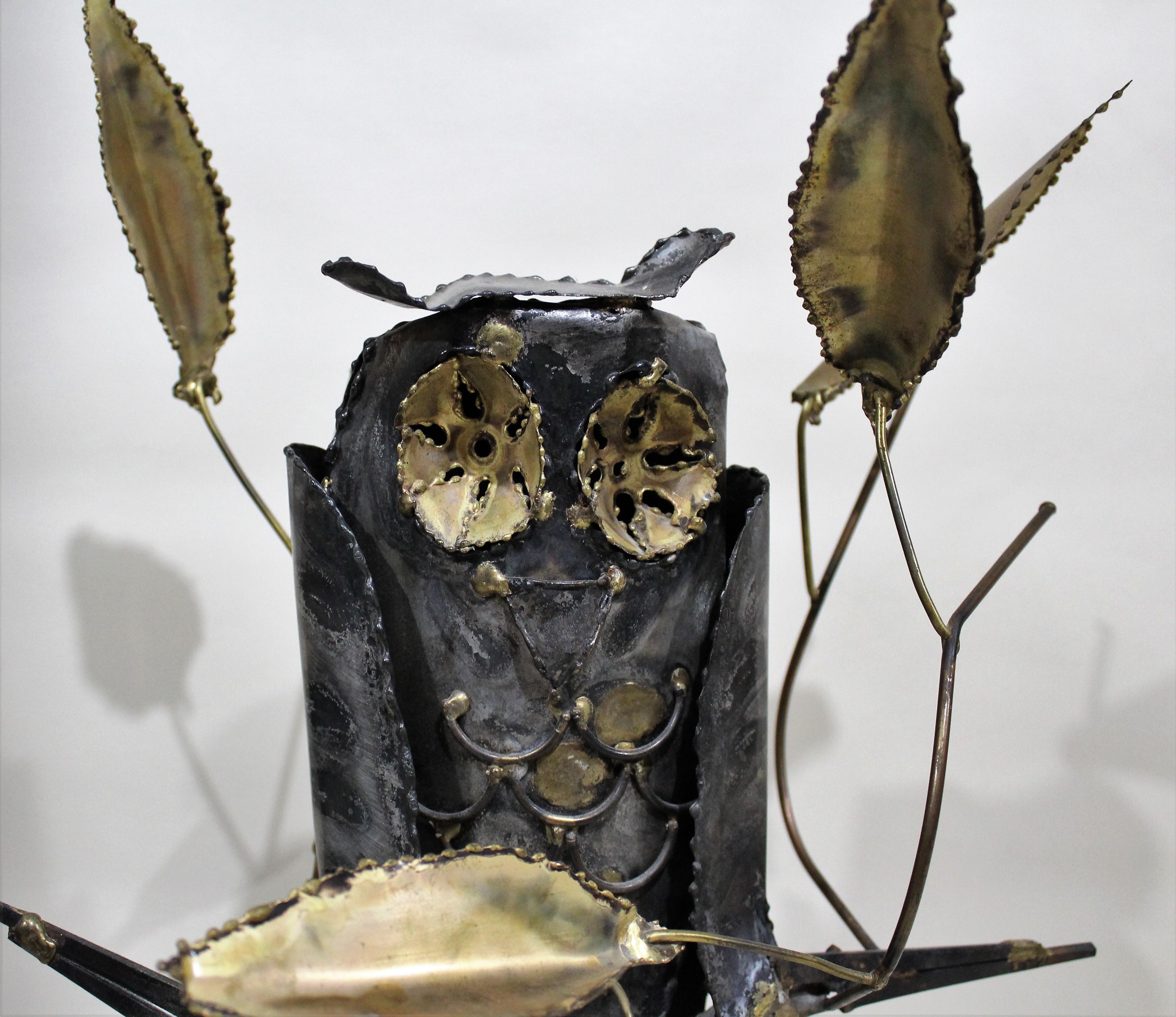 Sculpture de hibou Degroot moderne du milieu du siècle dernier Bon état - En vente à Hamilton, Ontario