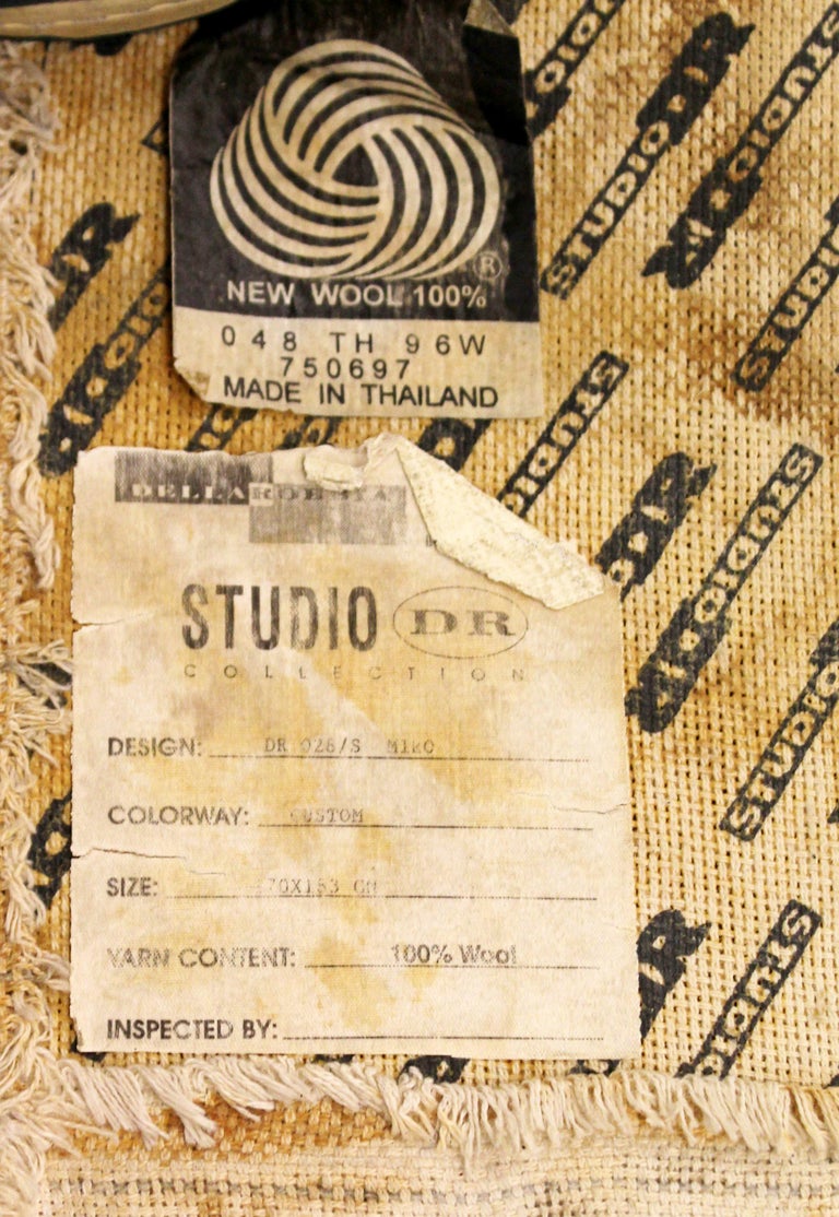 MidCentury Modern Della Robbia Joan Miro Wool Rug Tapestry Abstract at