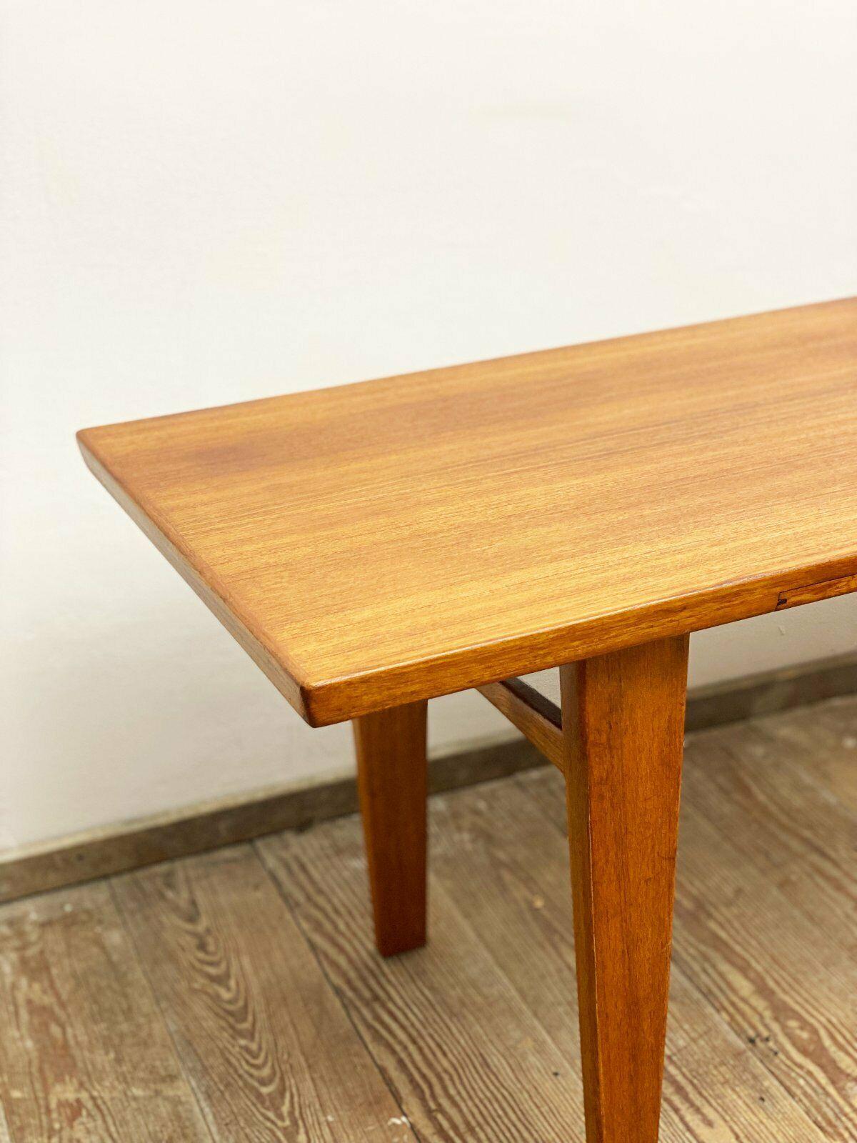 Mid-Century Modern Design Teak Coffee Table by Wilhelm Renz, Germany, 1960s For Sale 4
