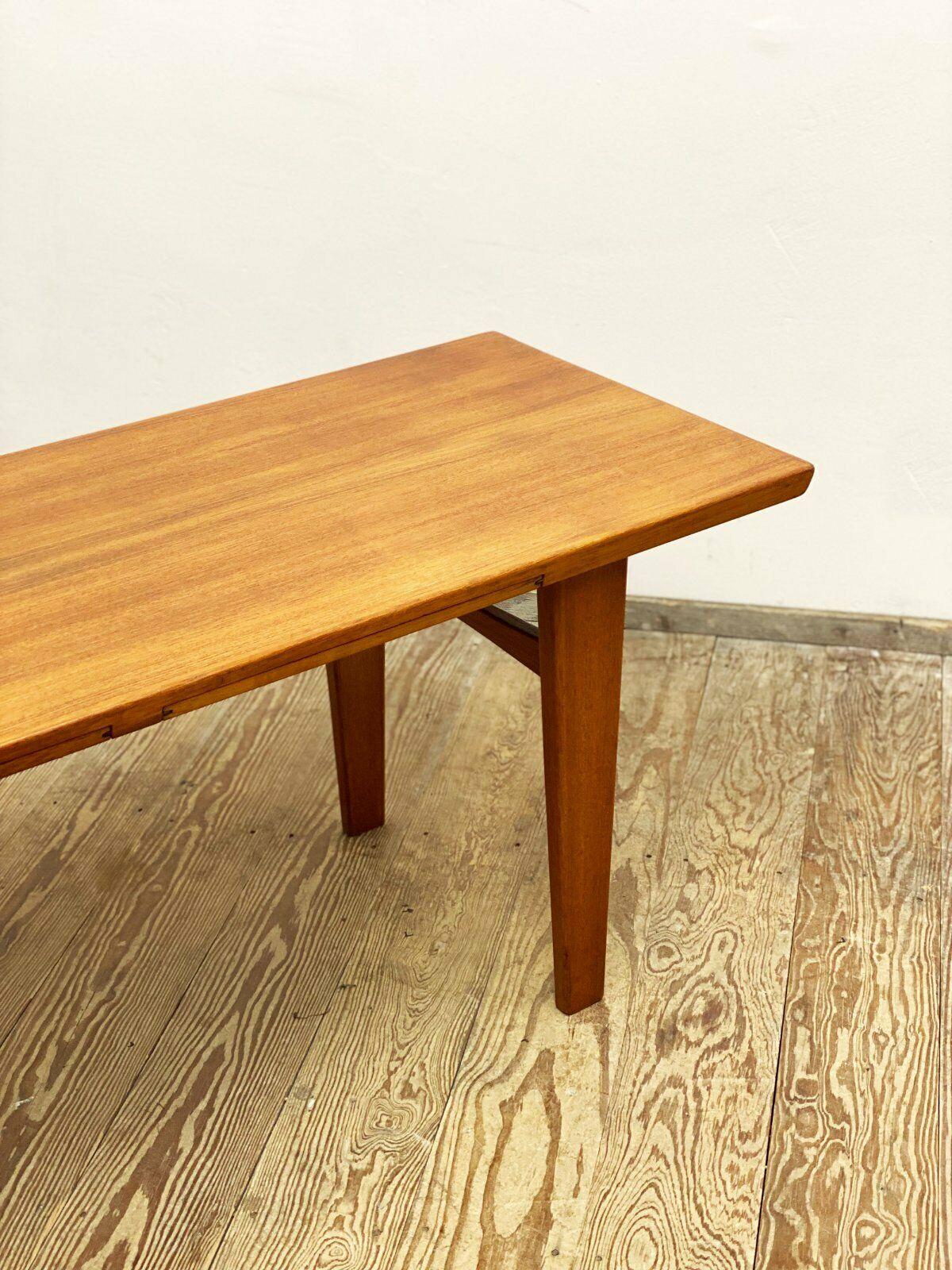 Mid-Century Modern Design Teak Coffee Table by Wilhelm Renz, Germany, 1960s For Sale 2