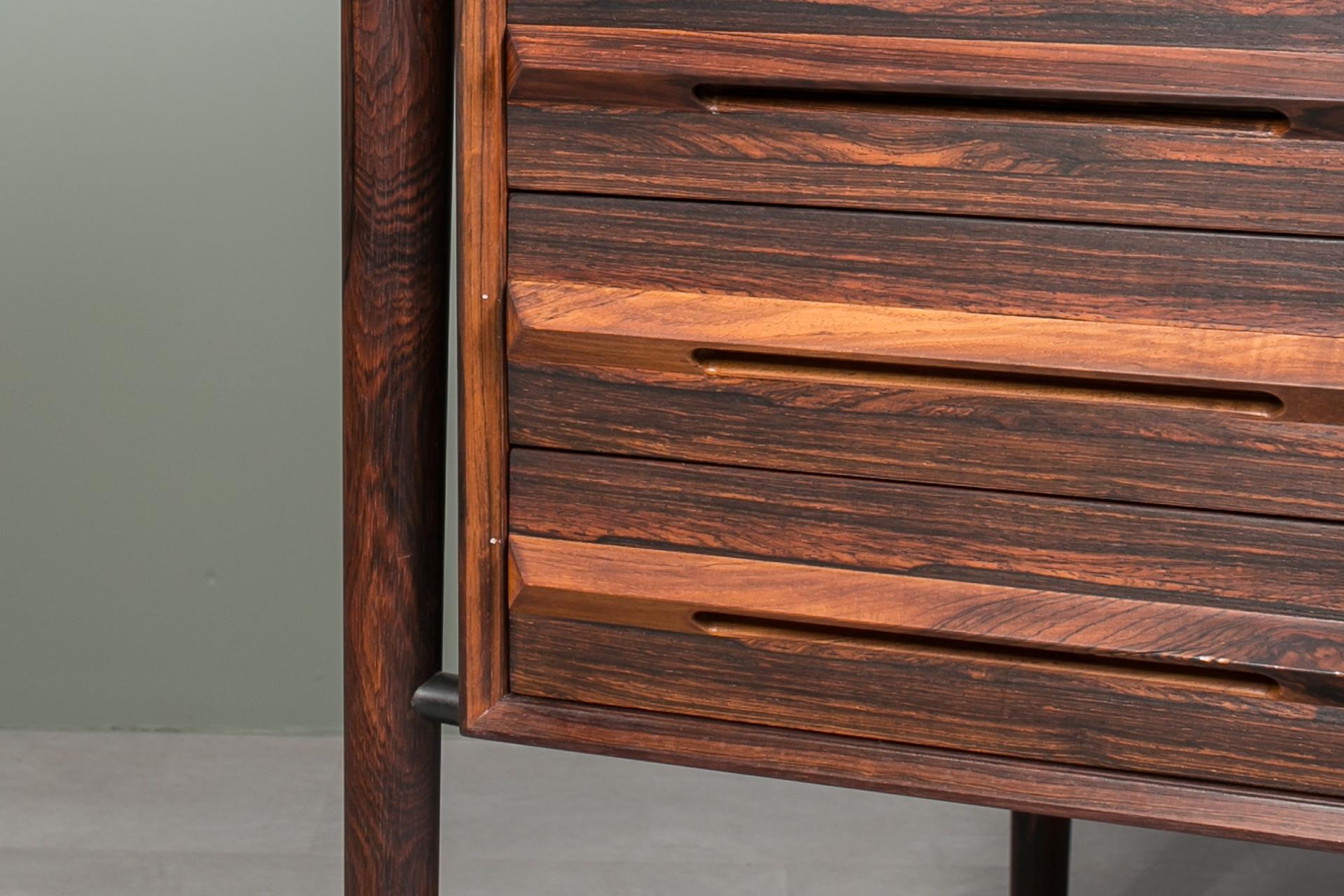 Mid-Century Modern Desk by Bruksbo, Norway, 1960s, attributed to Torbjorn Afdal For Sale 5
