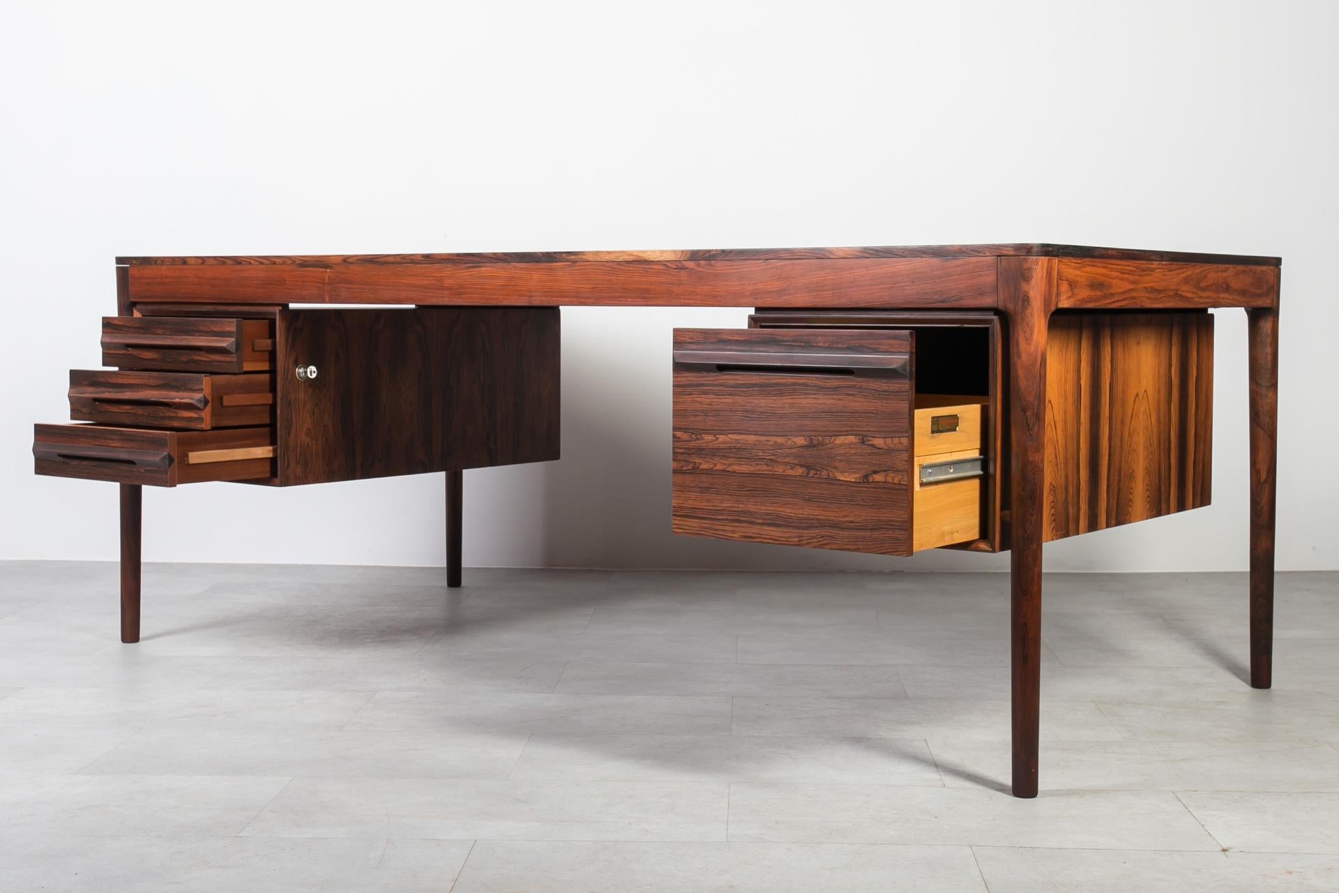 20th Century Mid-Century Modern Desk by Bruksbo, Norway, 1960s, attributed to Torbjorn Afdal For Sale