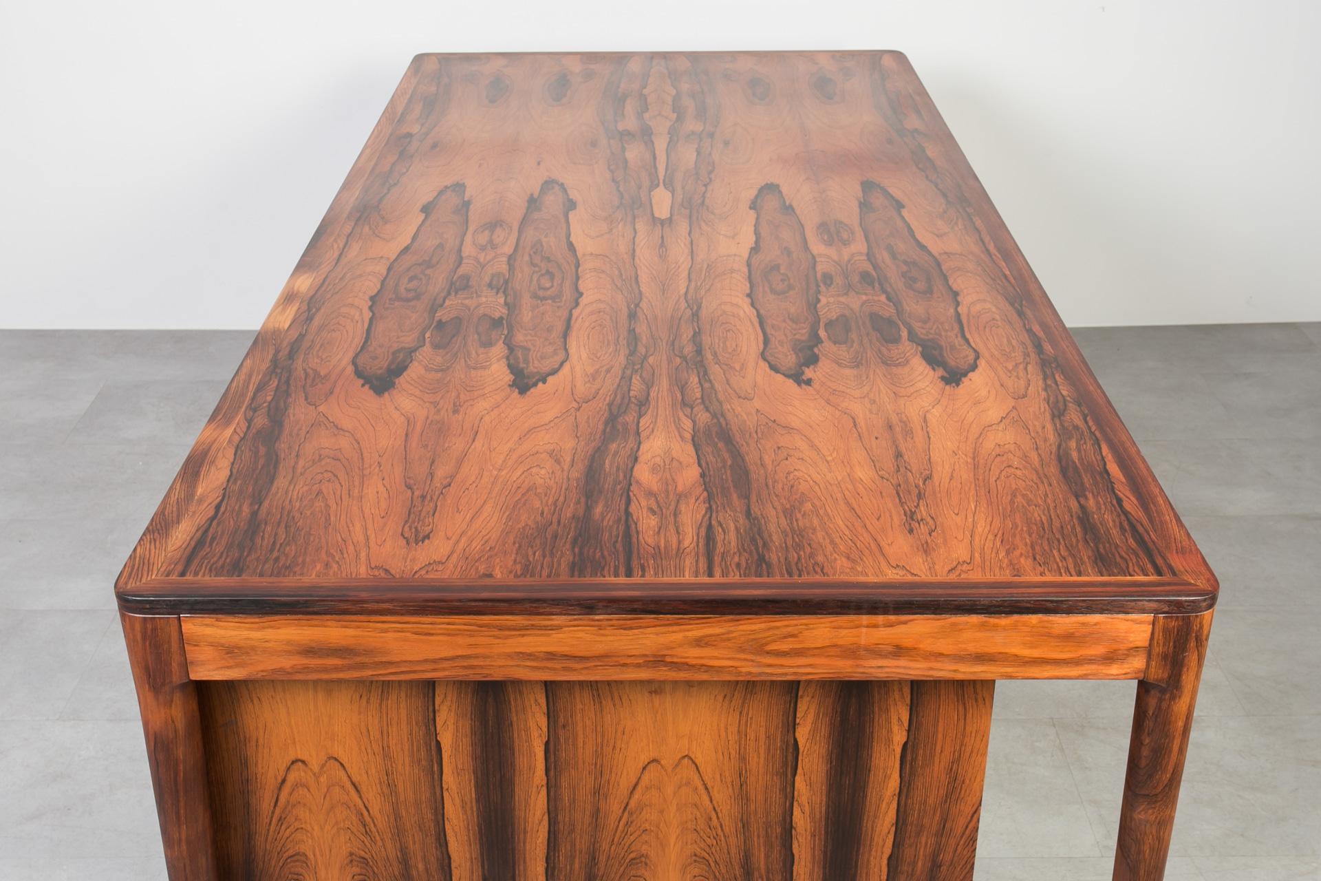 Mid-Century Modern Desk by Bruksbo, Norway, 1960s, attributed to Torbjorn Afdal For Sale 2
