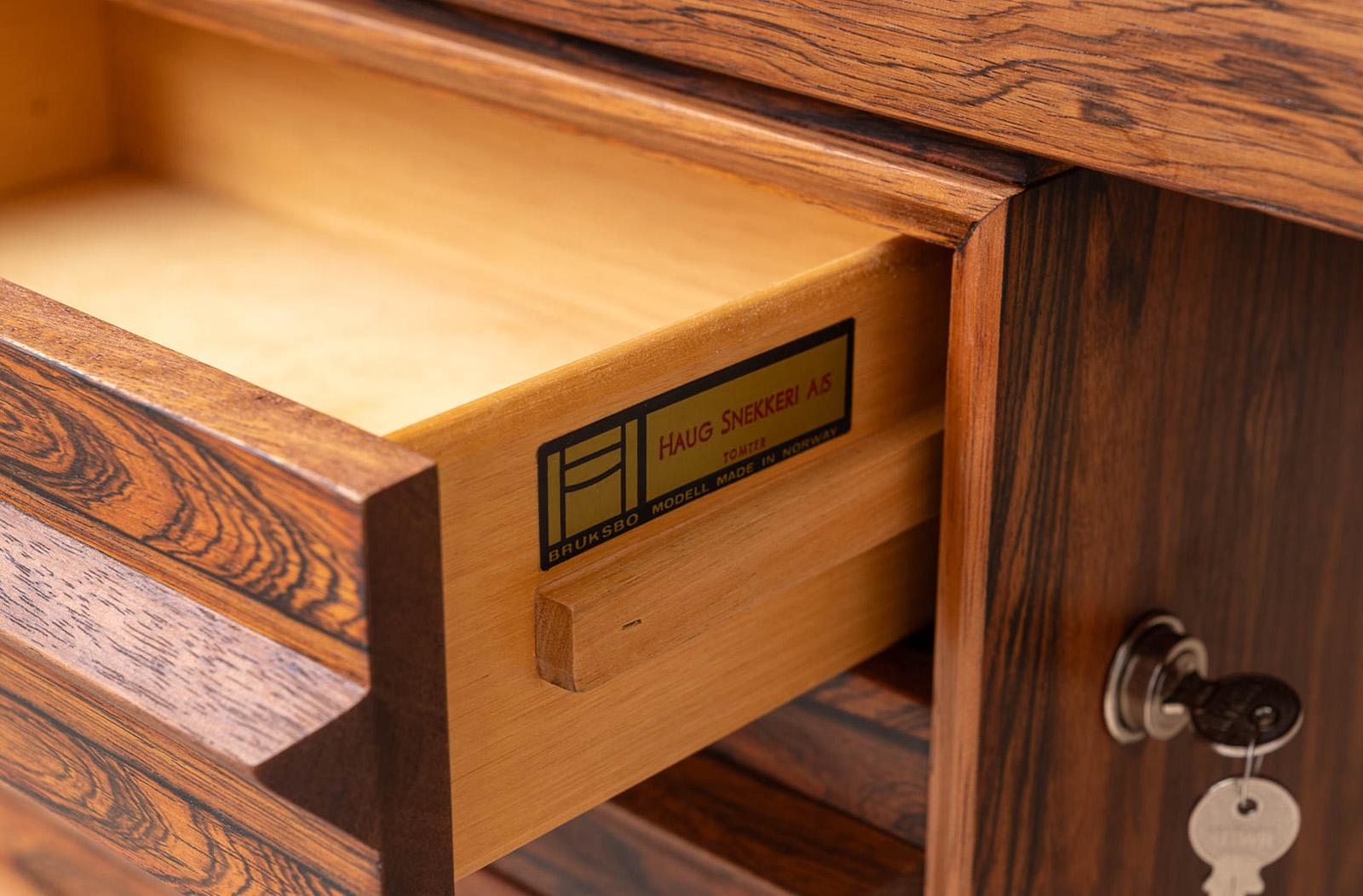 Mid-Century Modern Desk by Bruksbo, Norway, 1960s, by Torbjorn Afdal 6
