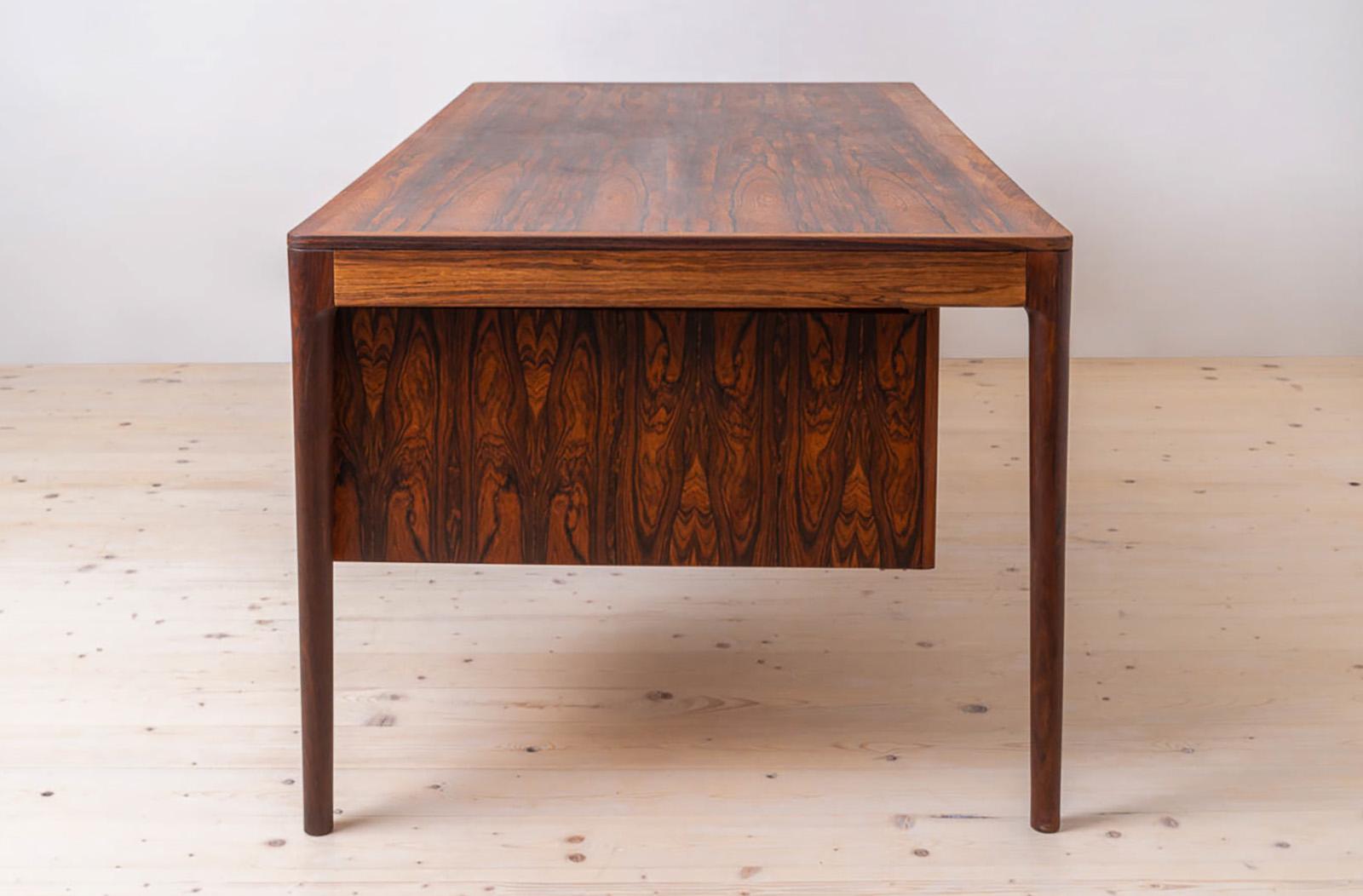 Oiled Mid-Century Modern Desk by Bruksbo, Norway, 1960s, by Torbjorn Afdal