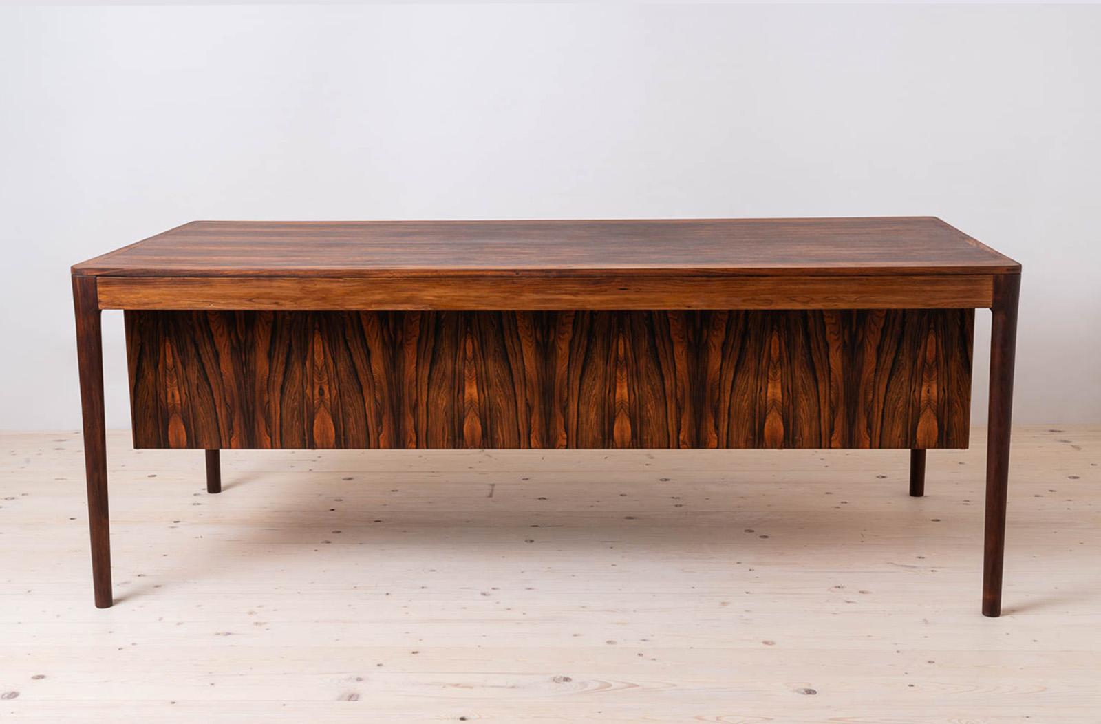 Mid-Century Modern Desk by Bruksbo, Norway, 1960s, by Torbjorn Afdal In Good Condition In Wrocław, Poland