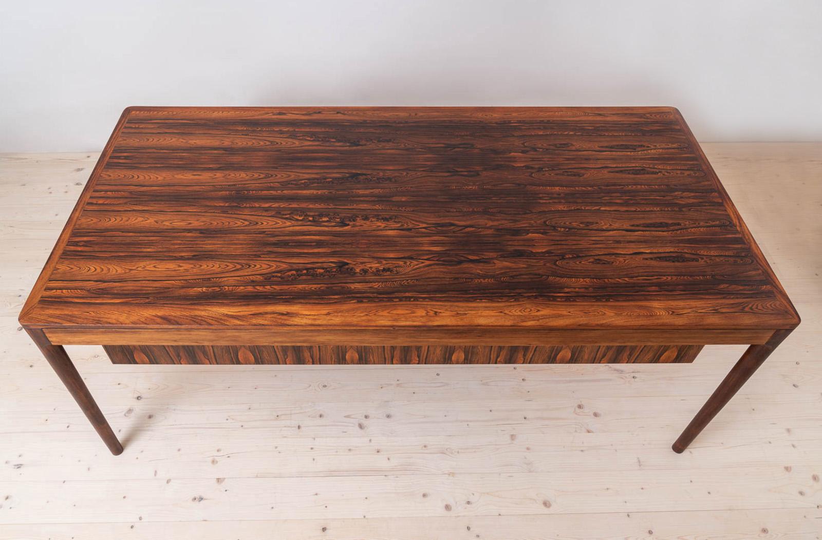 Wood Mid-Century Modern Desk by Bruksbo, Norway, 1960s, by Torbjorn Afdal