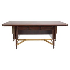 Mid-century modern desk by Claudio Olivieri and Renato Angeli, Italy 1950's Mid-century modern desk by Claudio Olivieri and Renato Angeli, Italy 1950's