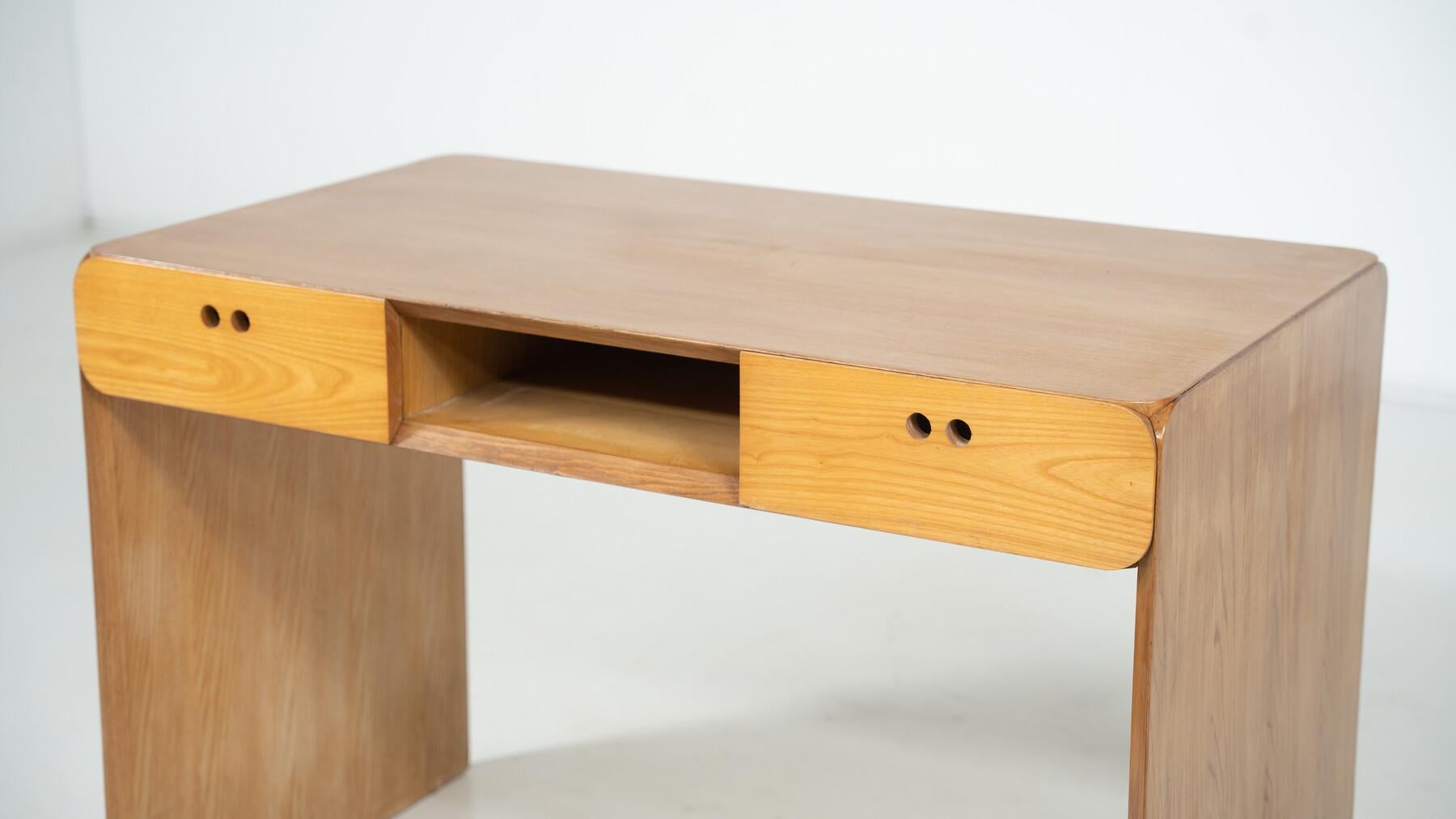Moderner Schreibtisch der Jahrhundertmitte von Derk Jan De Vries, Domus, 1960er Jahre (Moderne der Mitte des Jahrhunderts) im Angebot