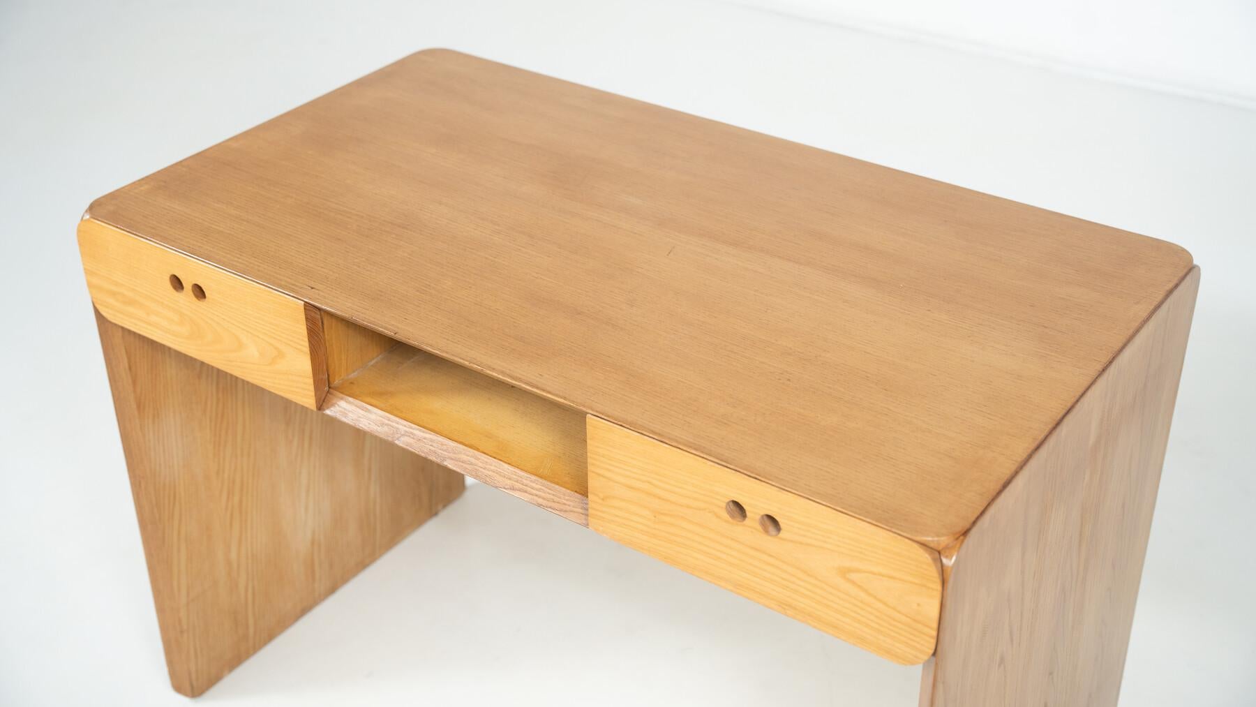 Moderner Schreibtisch der Jahrhundertmitte von Derk Jan De Vries, Domus, 1960er Jahre (Holz) im Angebot