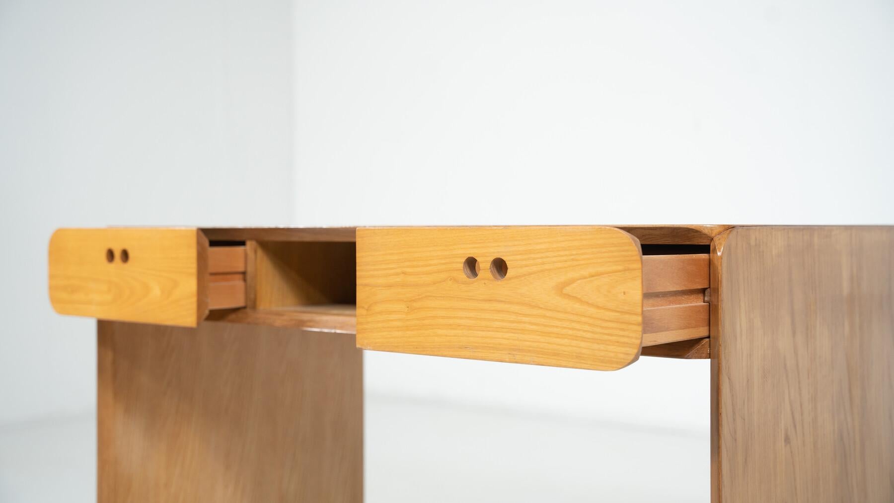 Moderner Schreibtisch der Jahrhundertmitte von Derk Jan De Vries, Domus, 1960er Jahre im Angebot 3