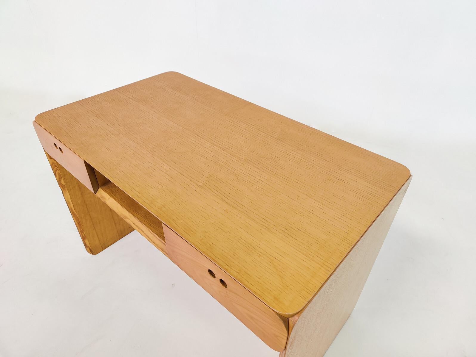 Mid-Century Modern Desk by Derk Jan De Vries, Domus, Italy, 1960s For Sale 1